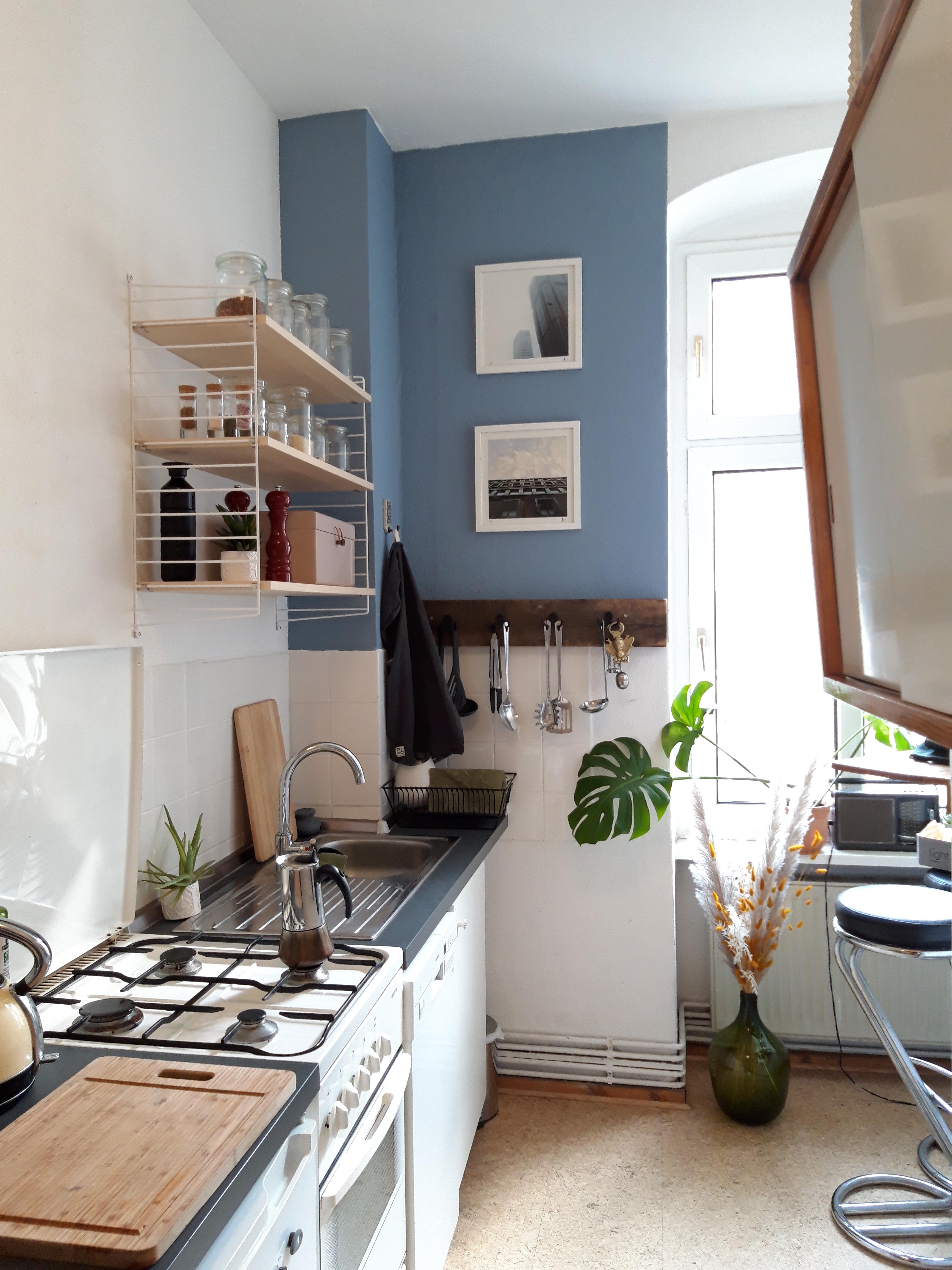 Alte Küche mit neuem Stringregal 💙
#küchenliebe #livingchallenge
