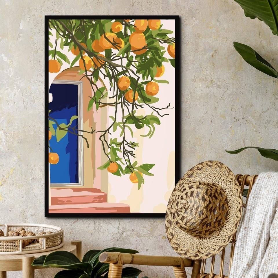 Alubild gerahmt "Der Orangenbaum vor dem Tor" von Uma 83 Oranges
#wohnzimmerdeko #inspo #sommer #posterlounge