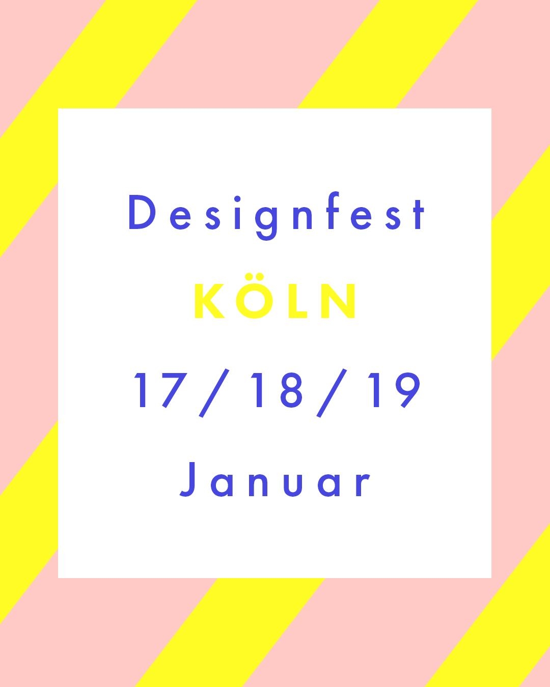 Am Freitag geht's los... das #Designfest startet! 