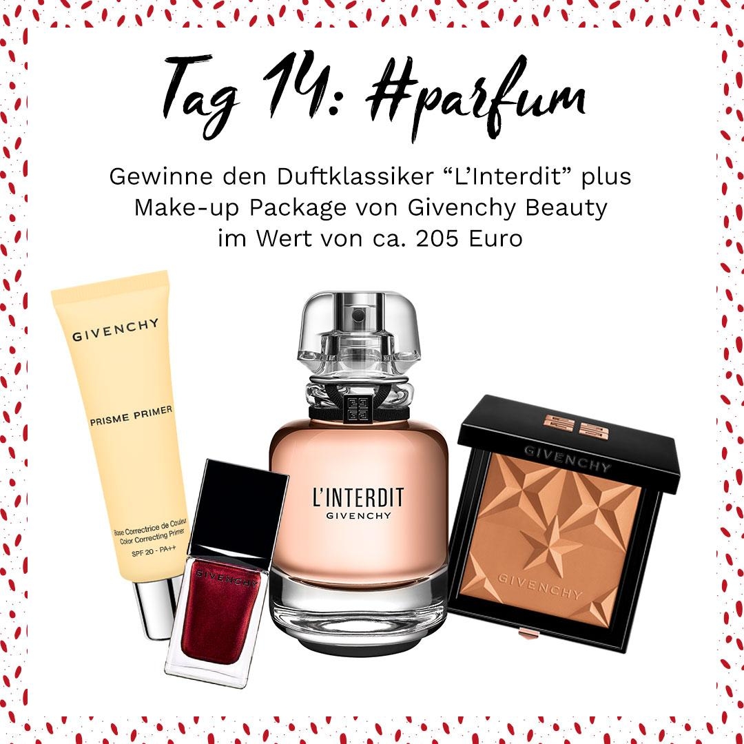 Am letzten Tag unserer #beautychallenge suchen wir deine #parfum Favoriten und verlosen dieses Set von Givenchy Beauty!