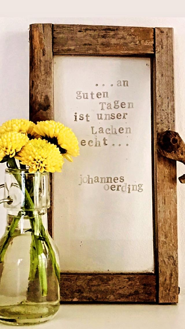 An guten Tagen... #johannesoerding #blumen #stempel #stempelliebe #songtext #interior #deko #gelb #blumenliebe