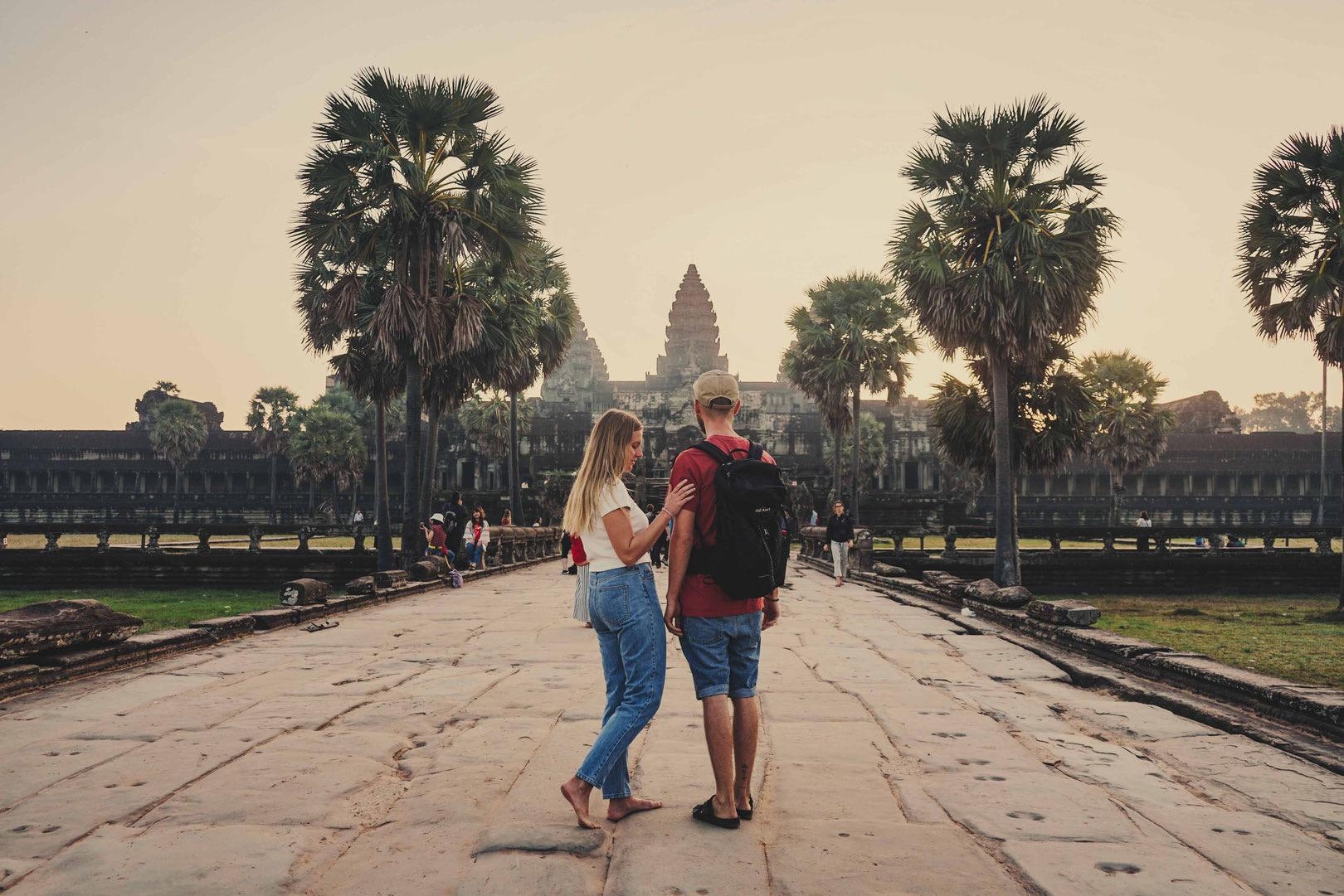 Angkor Wat ist die bekannteste Tempelanlage in der Region Angkor in Kambodscha. #angkorwat #asien #reisen #leben 
