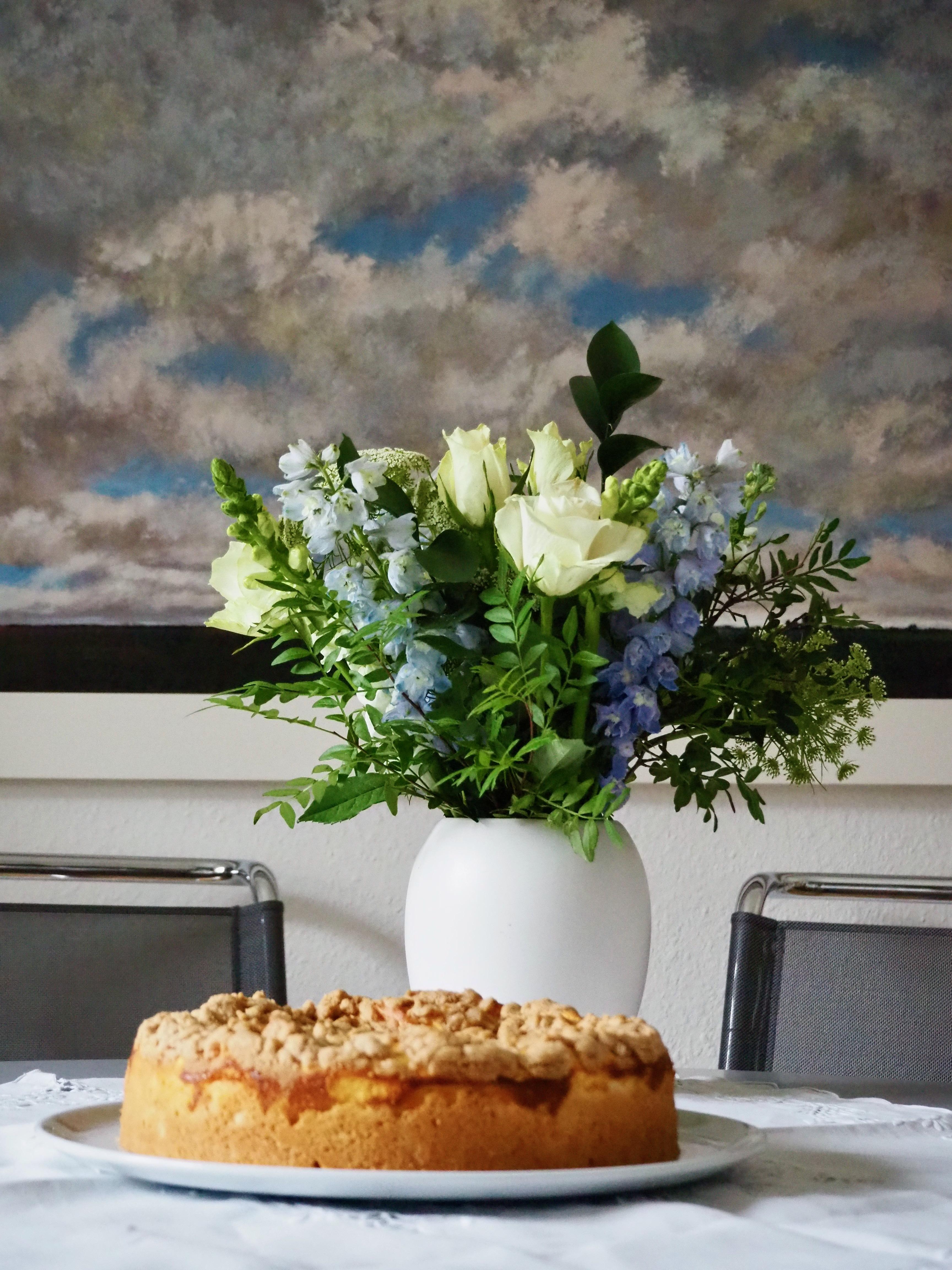 Apfel-Käse-Streuselkuchen
#ichliebebacken #immerwiedersonntags 
#backenmachtglücklich