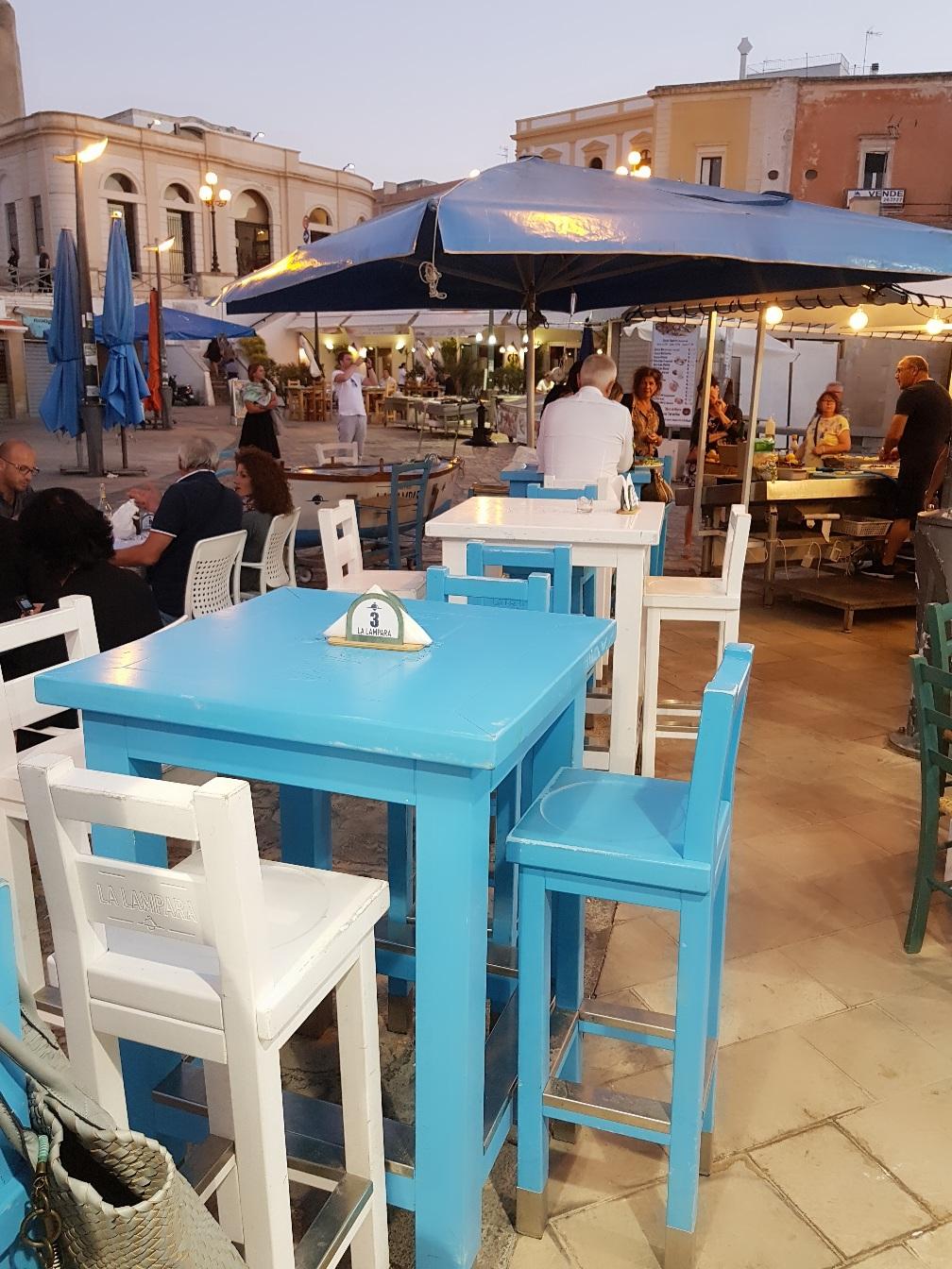 Apulien, wir kommen wieder! #Fisch #blau #mediterran #italien #restaurant #hafen