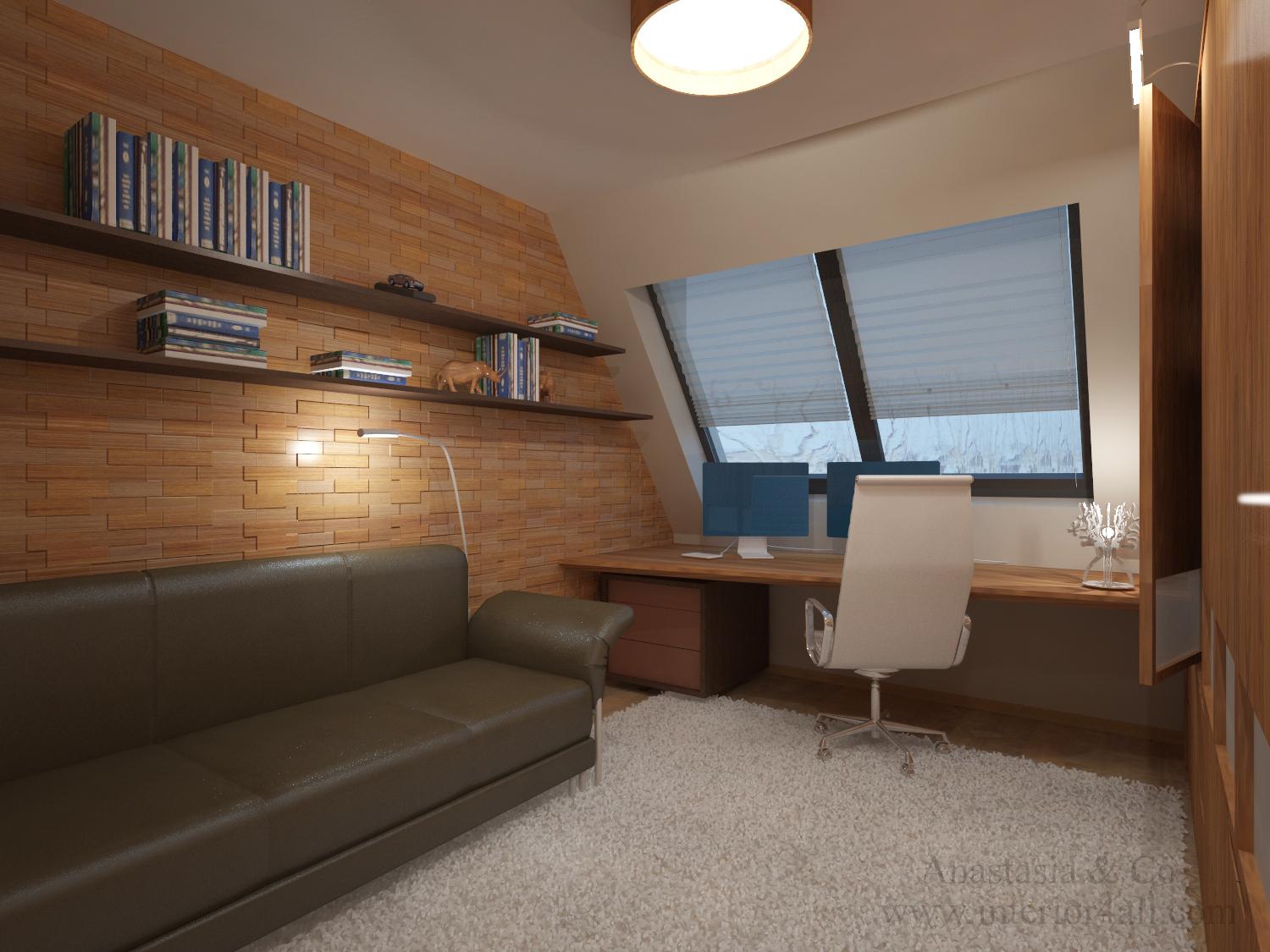Arbeitszimmer Eco Design #arbeitszimmer ©Anastasia Reicher Interior Design