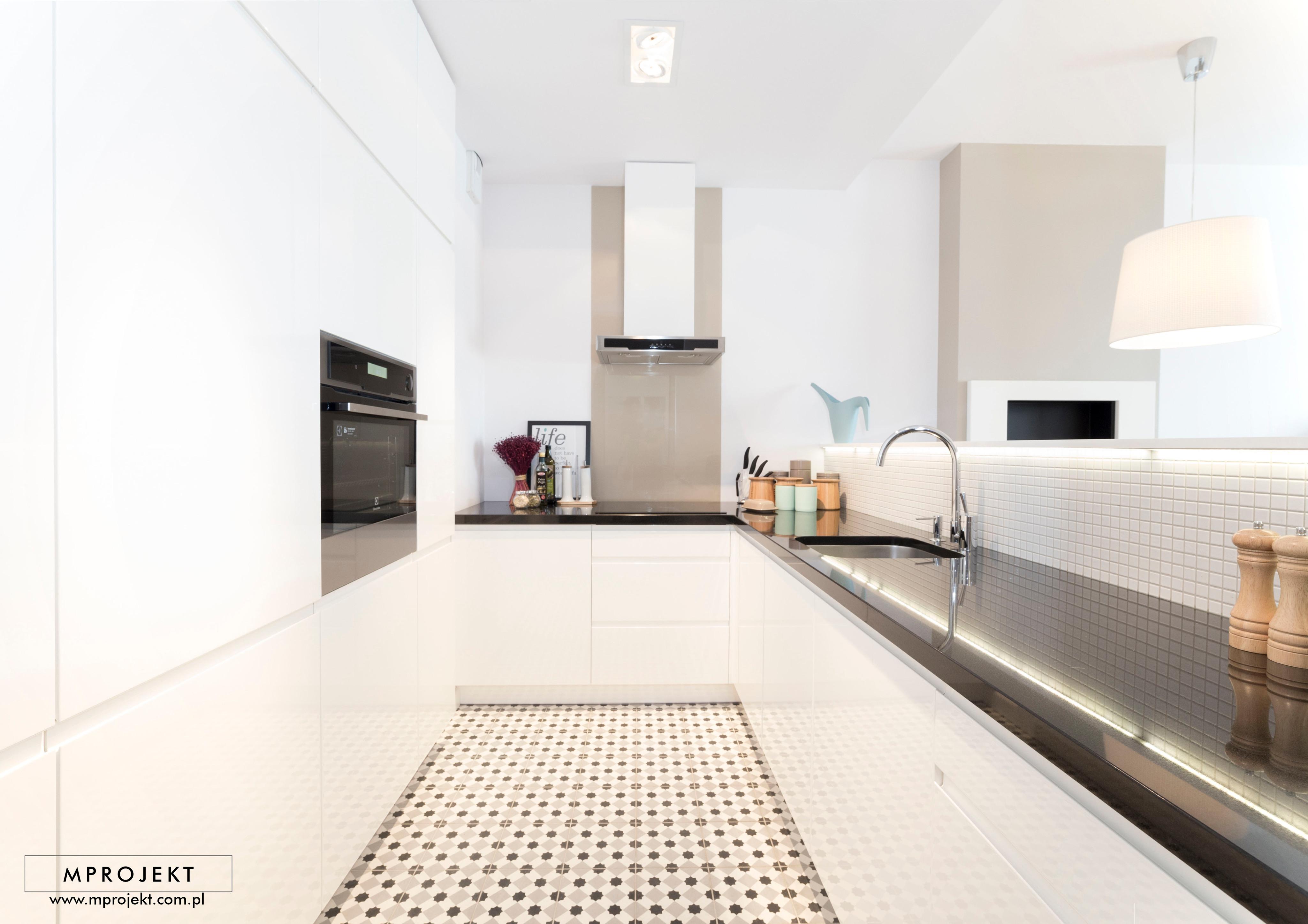 Articima Zementfliesen 301 in einer modernen Küche #zementfliesen #zementküchenfliesen ©MProjekt
