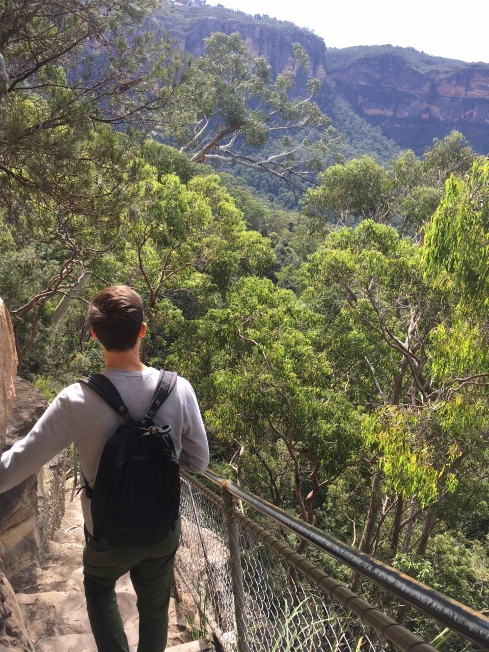 Auf dem Giant Stairway durch die #BlueMountains. #Australien #Travel #Reisen
