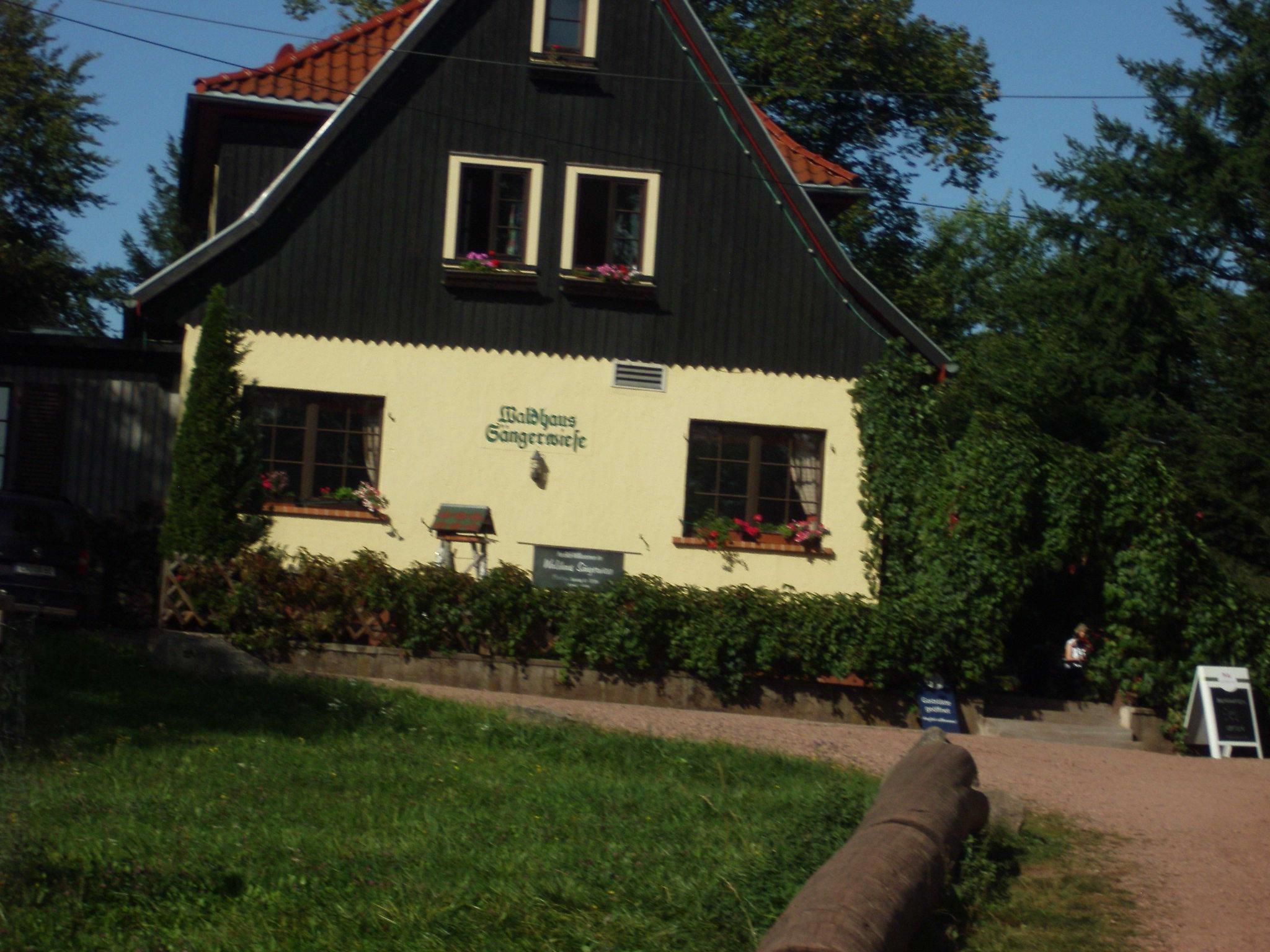 Auf dem Rennsteig in der Nähe der wartburg
