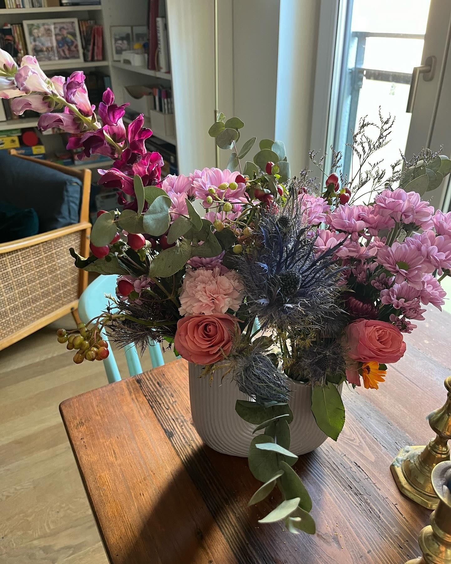 Aus 4 mach 1 Blumenstrauß 