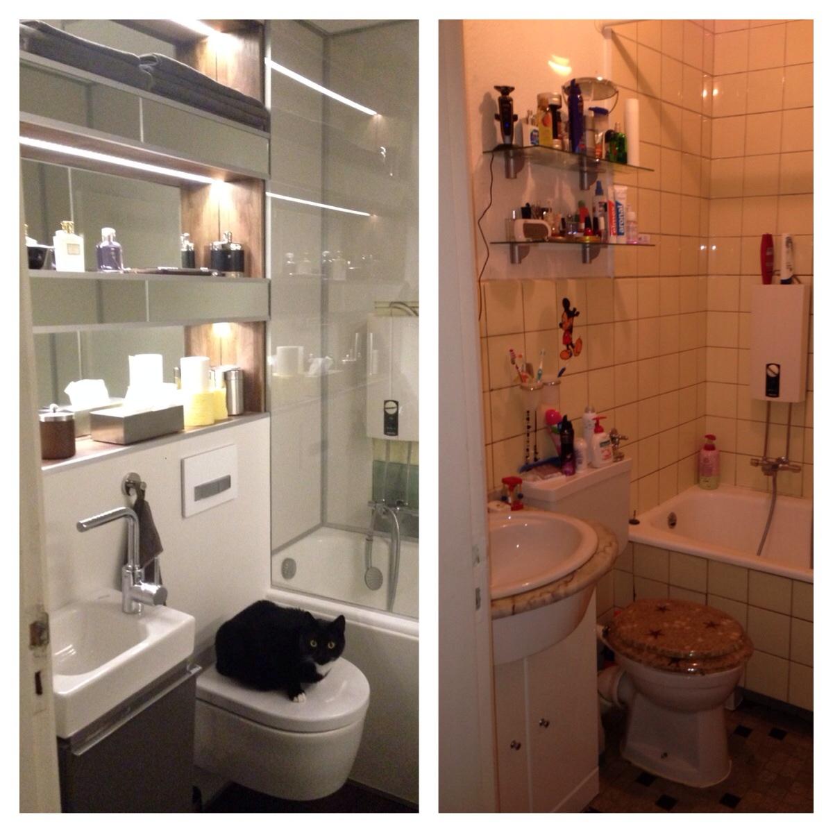 Badezimmer #bad #badezimmerspiegel #waschbecken ©Chr.Danielsen