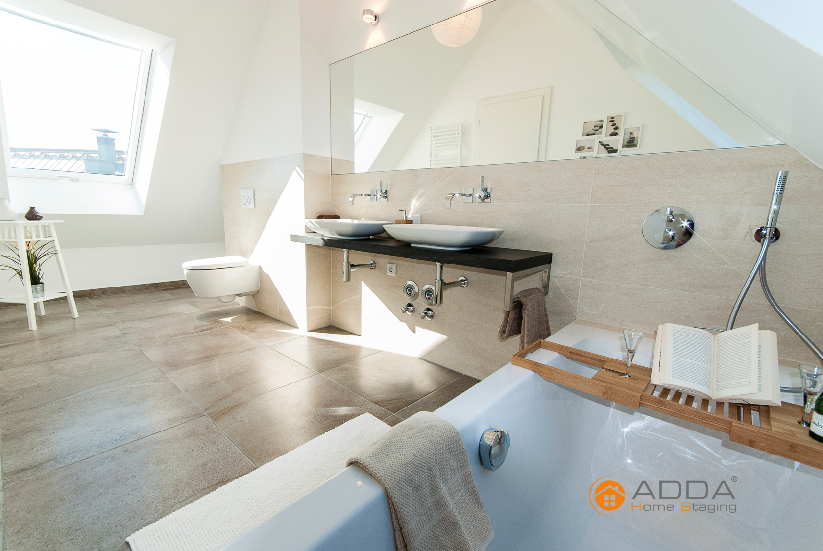 Badezimmer nach ADDA Homestaging #badezimmer #raumgestaltung ©ADDA Homestaging