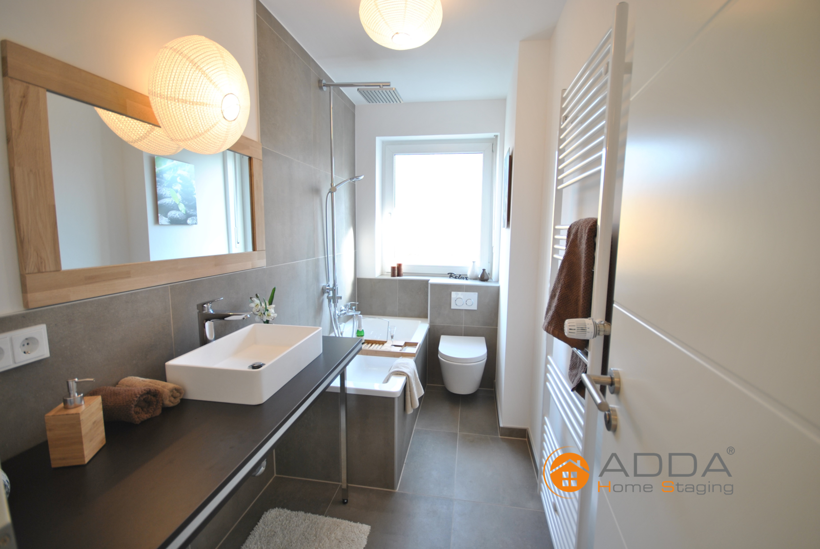 Badezimmer nach ADDA Homestaging #badezimmer #raumgestaltung ©ADDA Homestaging