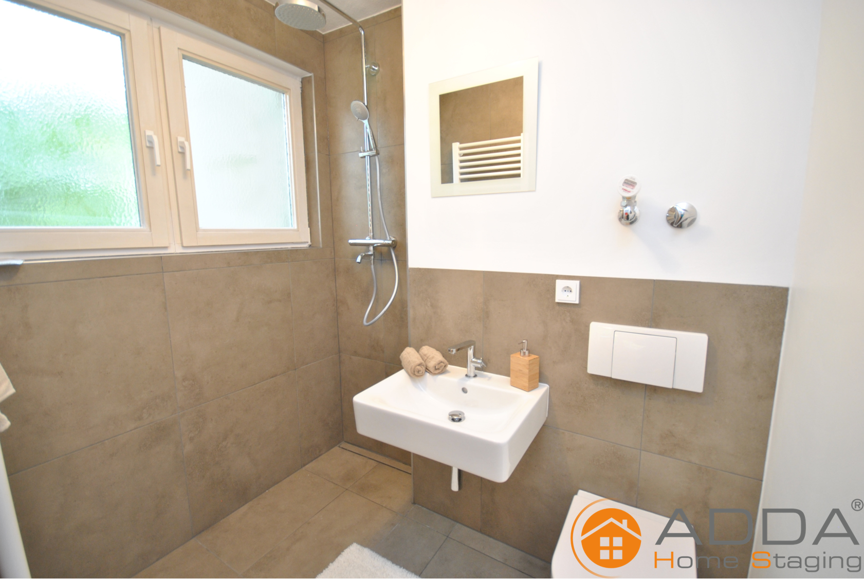 Badezimmer nach ADDA Homestaging #badezimmer #raumgestaltung ©ADDA Homestaging
