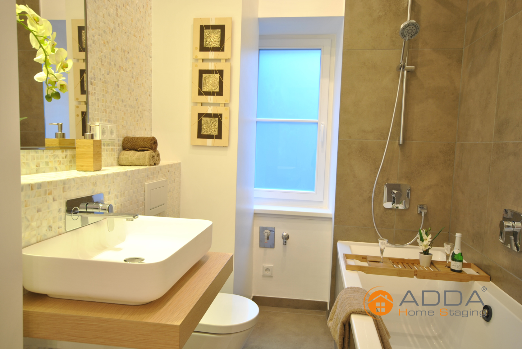 Badezimmer nach ADDA Homestaging #raumgestaltung ©ADDA Homestaging