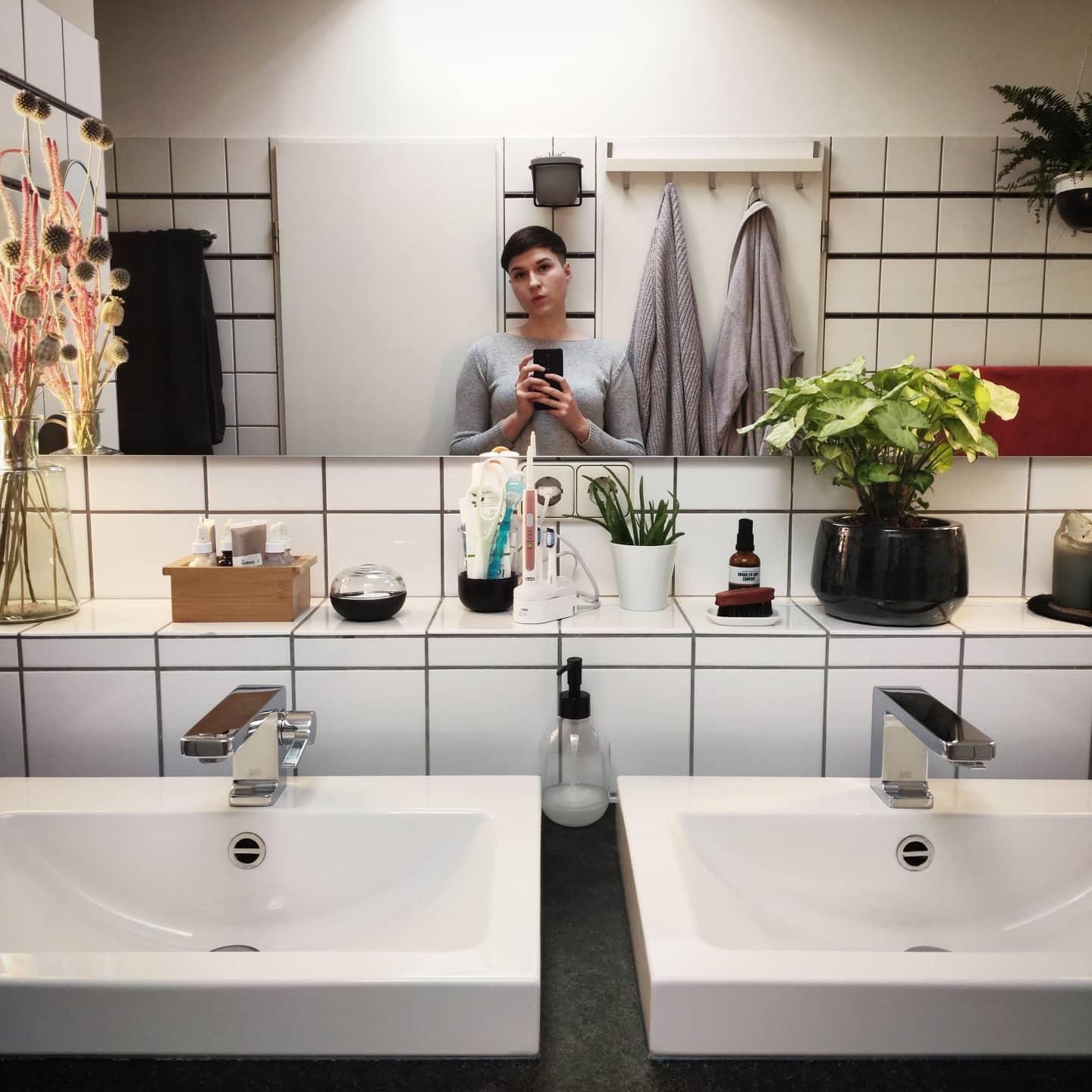 Badezimmer Spiegel Selfie kann ich 😅