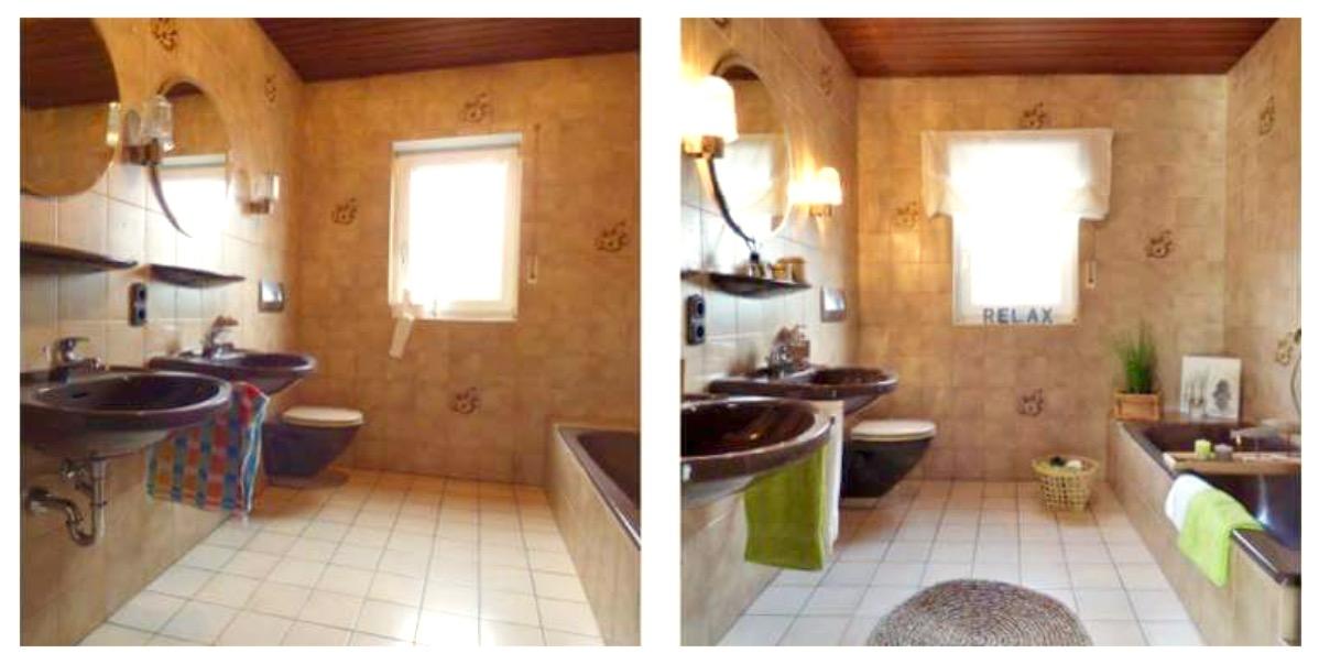 #badezimmer vor und nach dem #homestaging durch 
HOME STAGING MÜNCH
