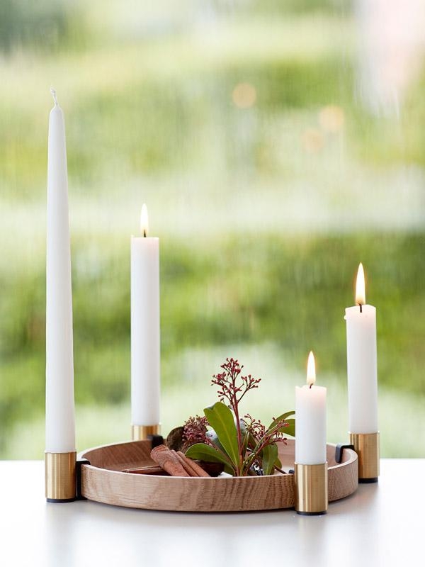 Bald ist der erste #Advent. Wir sind vorbereitet - mit dem #Kerzenhalter LUNA von © applicata aus #Holz