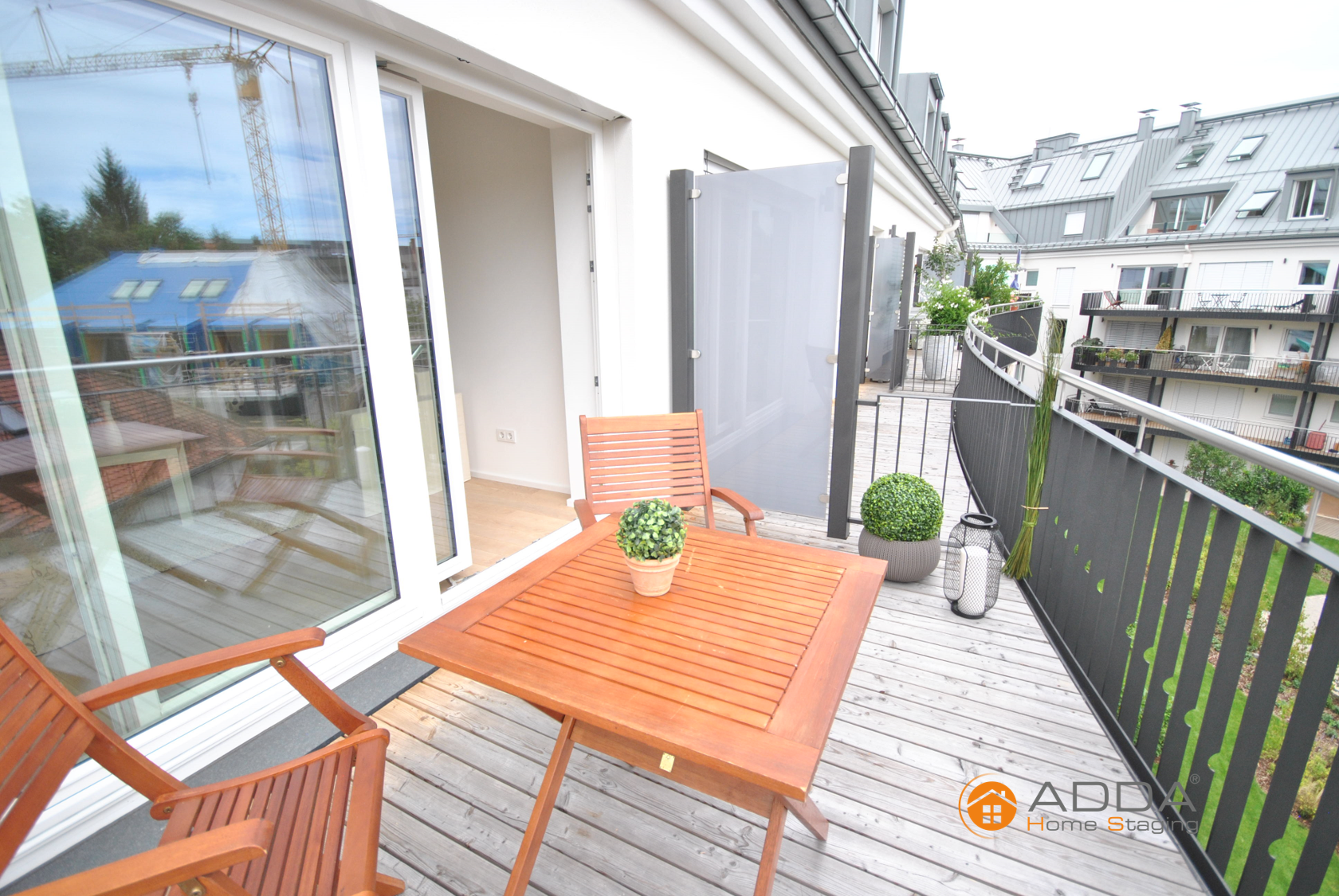 Balkon nach ADDA Homestaging #raumgestaltung ©ADDA Homestaging