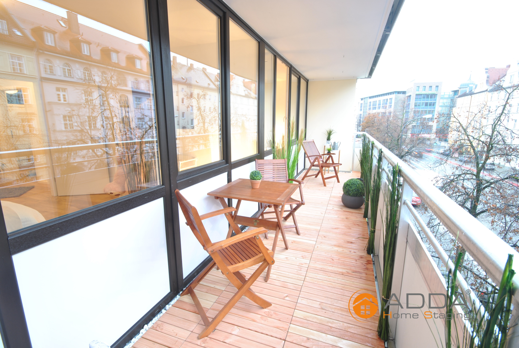 Balkon nach ADDA Homestaging #raumgestaltung ©ADDA Homestaging