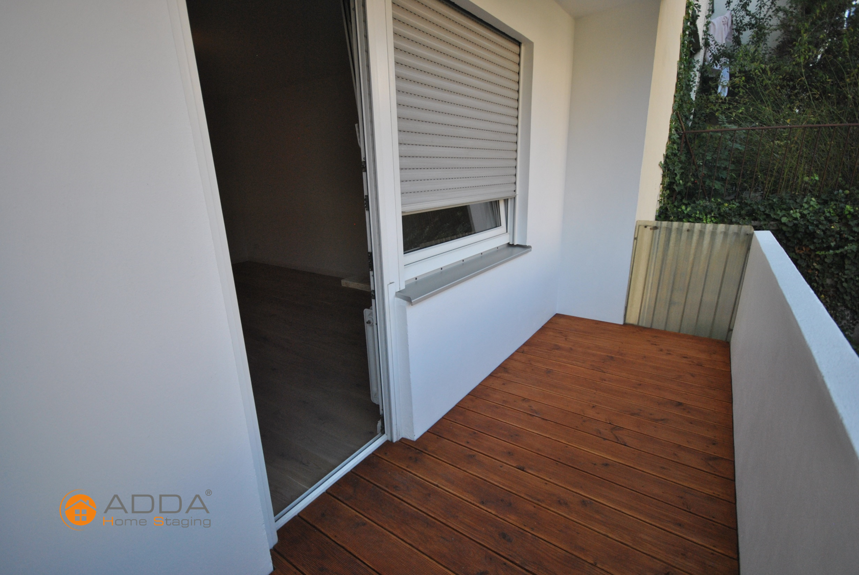 Balkon vor ADDA Homestaging #raumgestaltung ©ADDA Homestaging