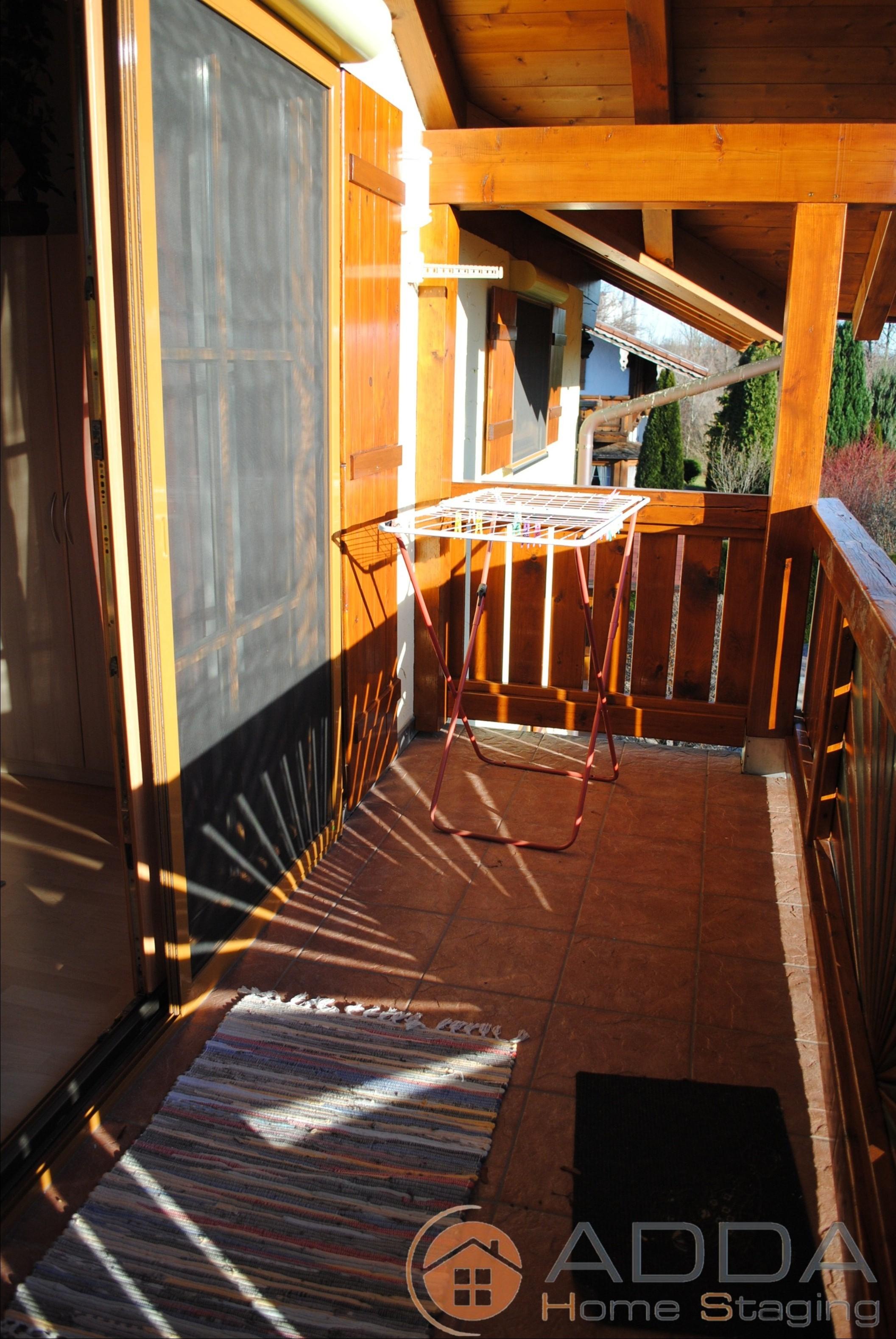 Balkon vor dem Home Staging #ferienwohnung #raumdesign #raumgestaltung ©ADDA Home Staging