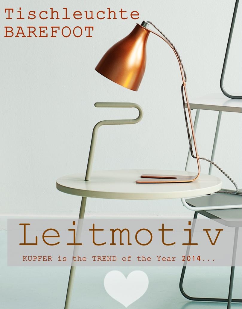 BAREFOOT Leitmotiv Tischleuchte #lampe ©Leitmotiv