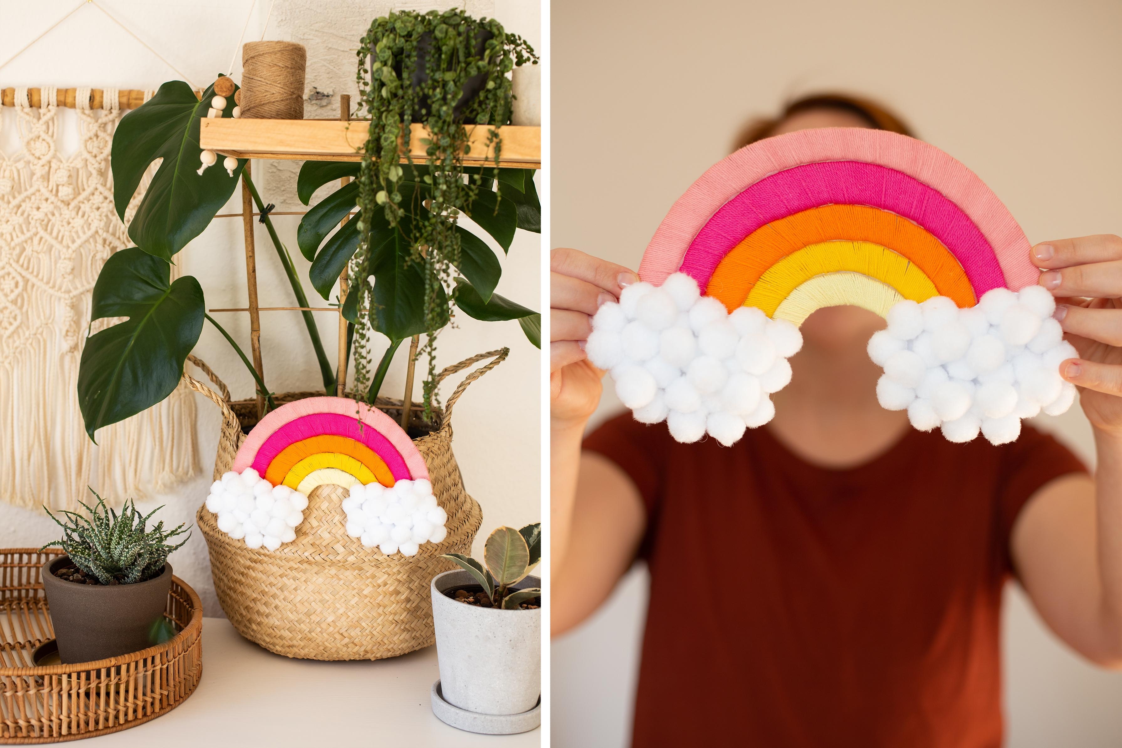 Basteln mit Kindern – DIY Regenbogen aus Pappe und Wolle
#wiebkeliebtdiy #regenbogen #bastelnmitkindern