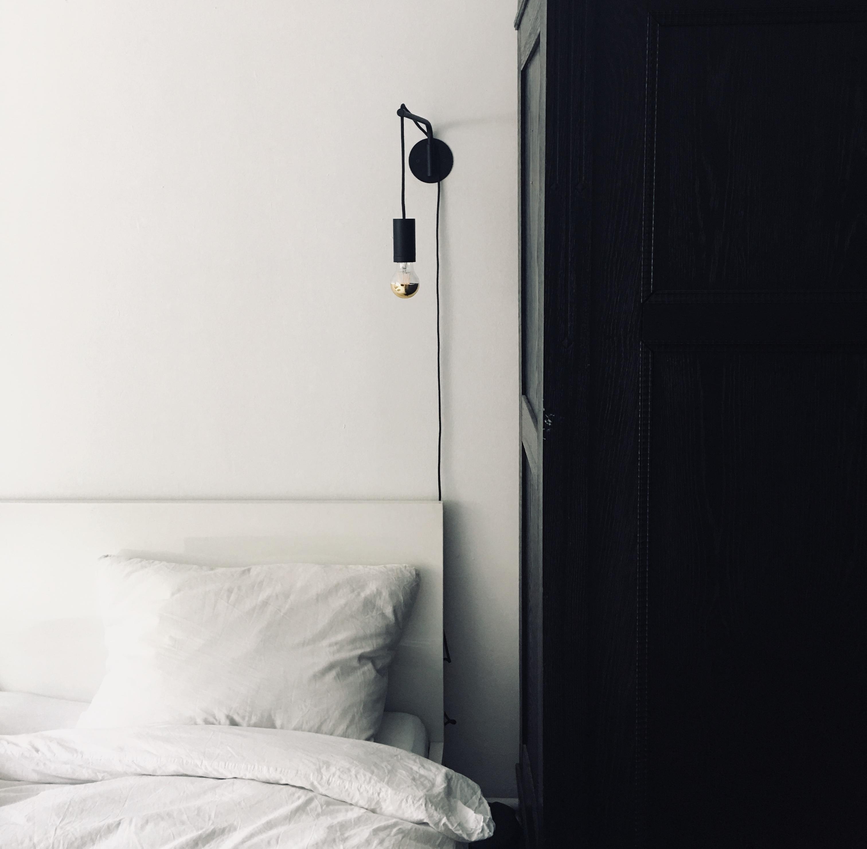 bed// #bed #bett #cozy #black&white