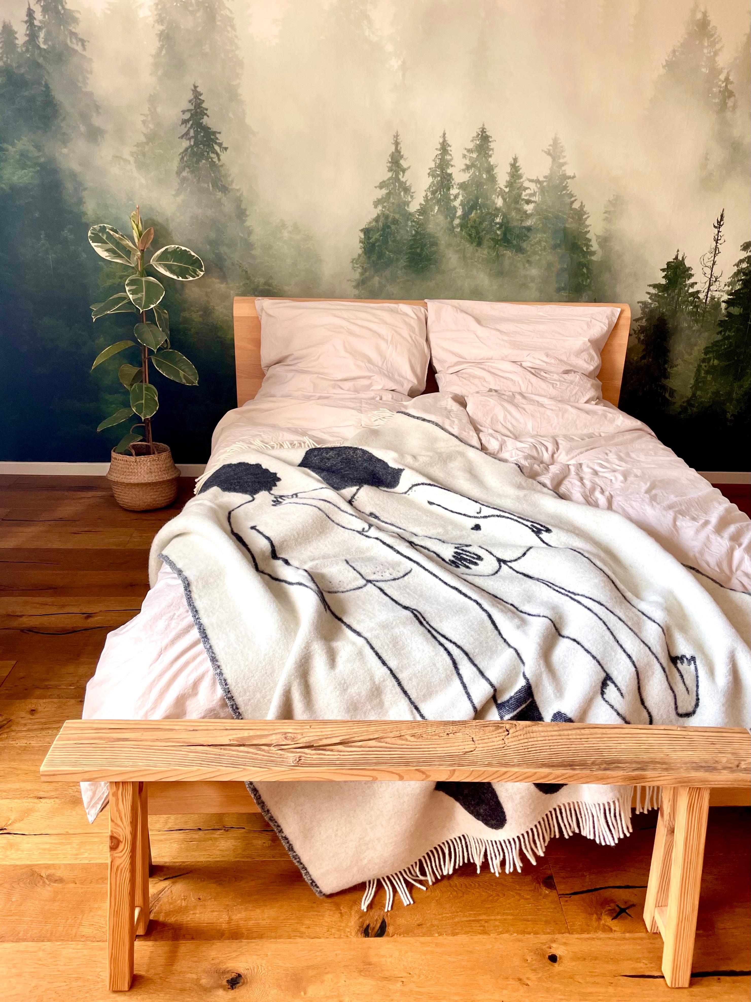 #bedroom #fototapete #wald #cozy #schlafen #schlafzimmer 