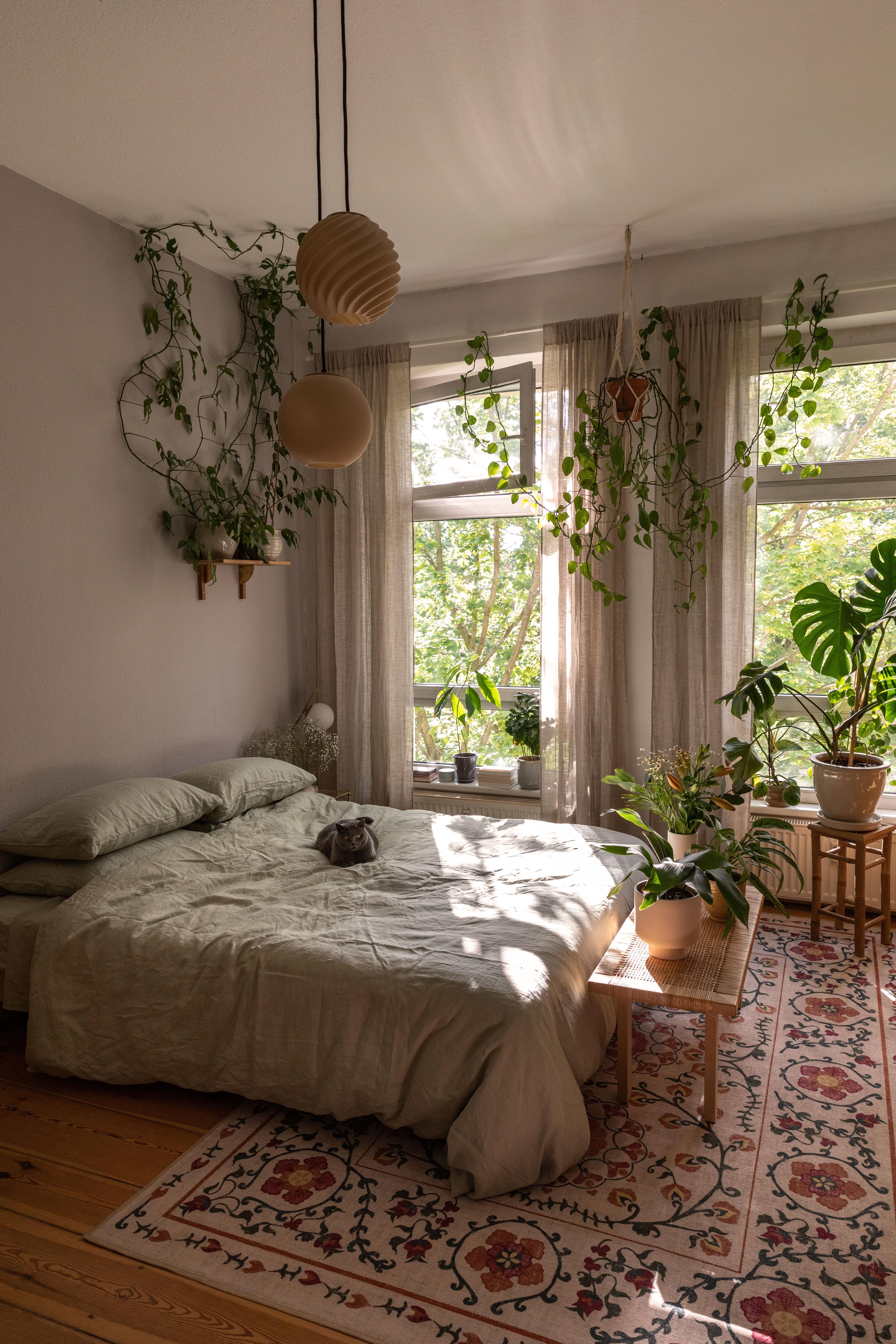 bedroom jungle #bedroom #schlafzimmer #pflanzen #urbanjungle #houseplants