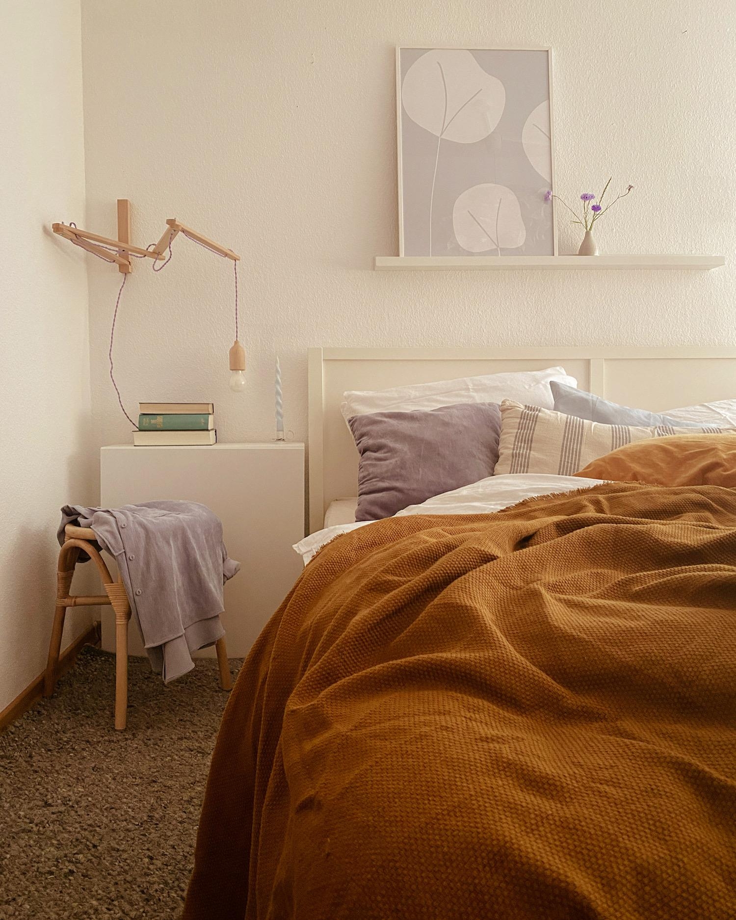 #bedroom#bluedecor#cozyliving#hygge#scandihome#bedroominspo#dekoliebe