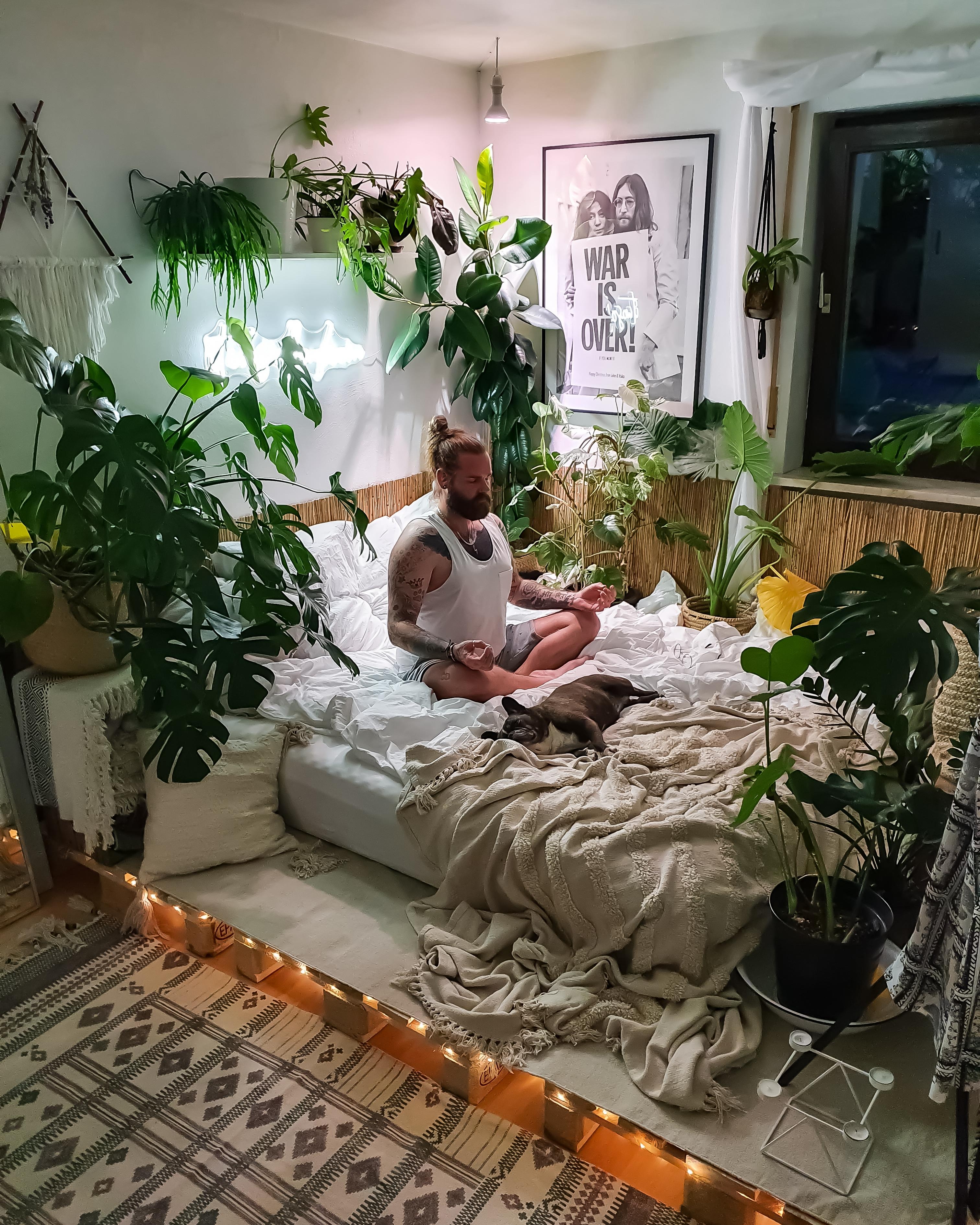 BEDTIME RITUALS #Schlafzimmer #Pflanzen #boho #hippie #Nacht #bettzeit 