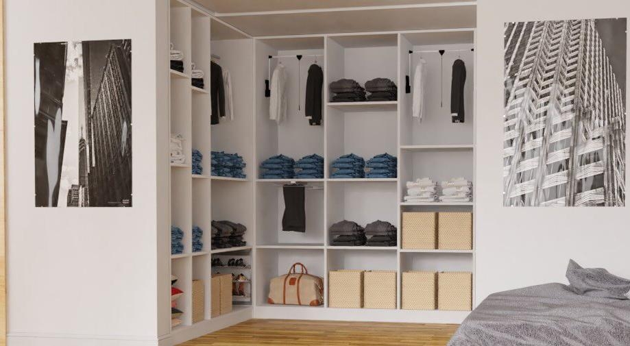 Begehbarer Kleiderschrank nach Maß für`s Schlafzimmer im Konfigurator planen.#ankleidezimmer #begehbarer #kleiderschrank