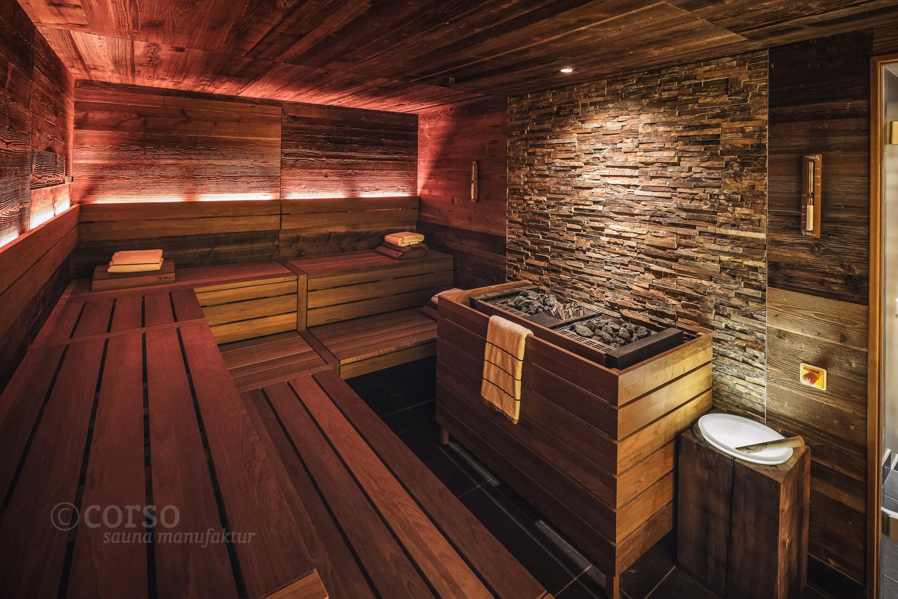 Belebende und extravagante Designsauna #sauna ©corso sauna manufaktur