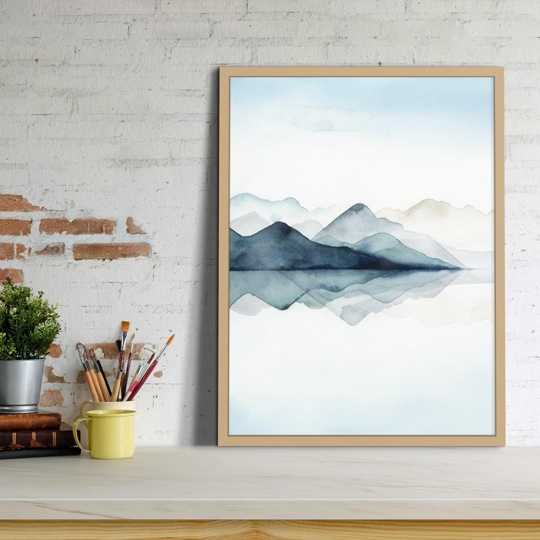 Berge oder Meer? Wir lieben beides: Poster gerahmt "Gletscher I" von Grace Popp
#einfachraus #inspo #posterlounge