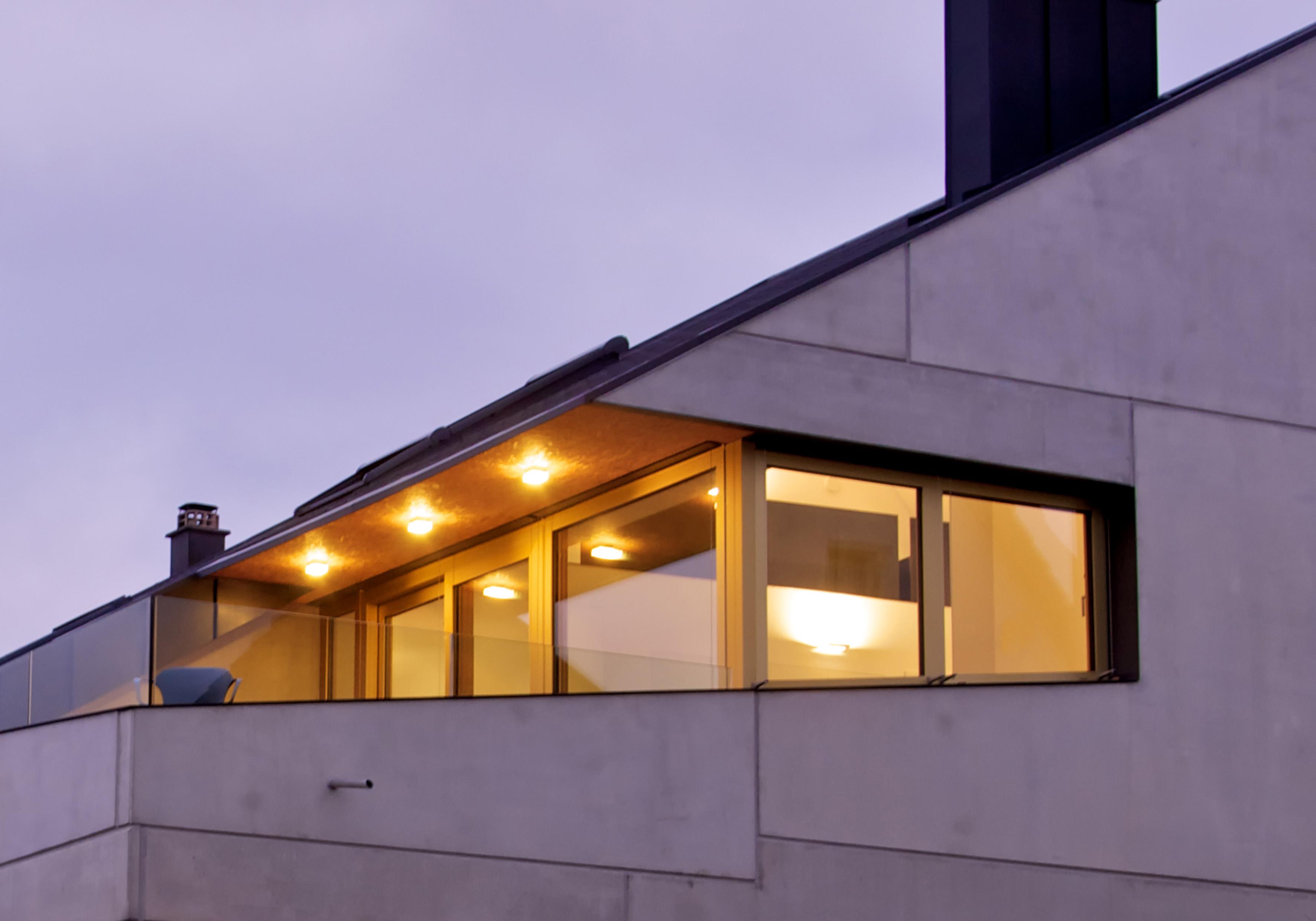 Beton2+ #dachterrasse #außenfassade ©Udo Ziegler Architekten