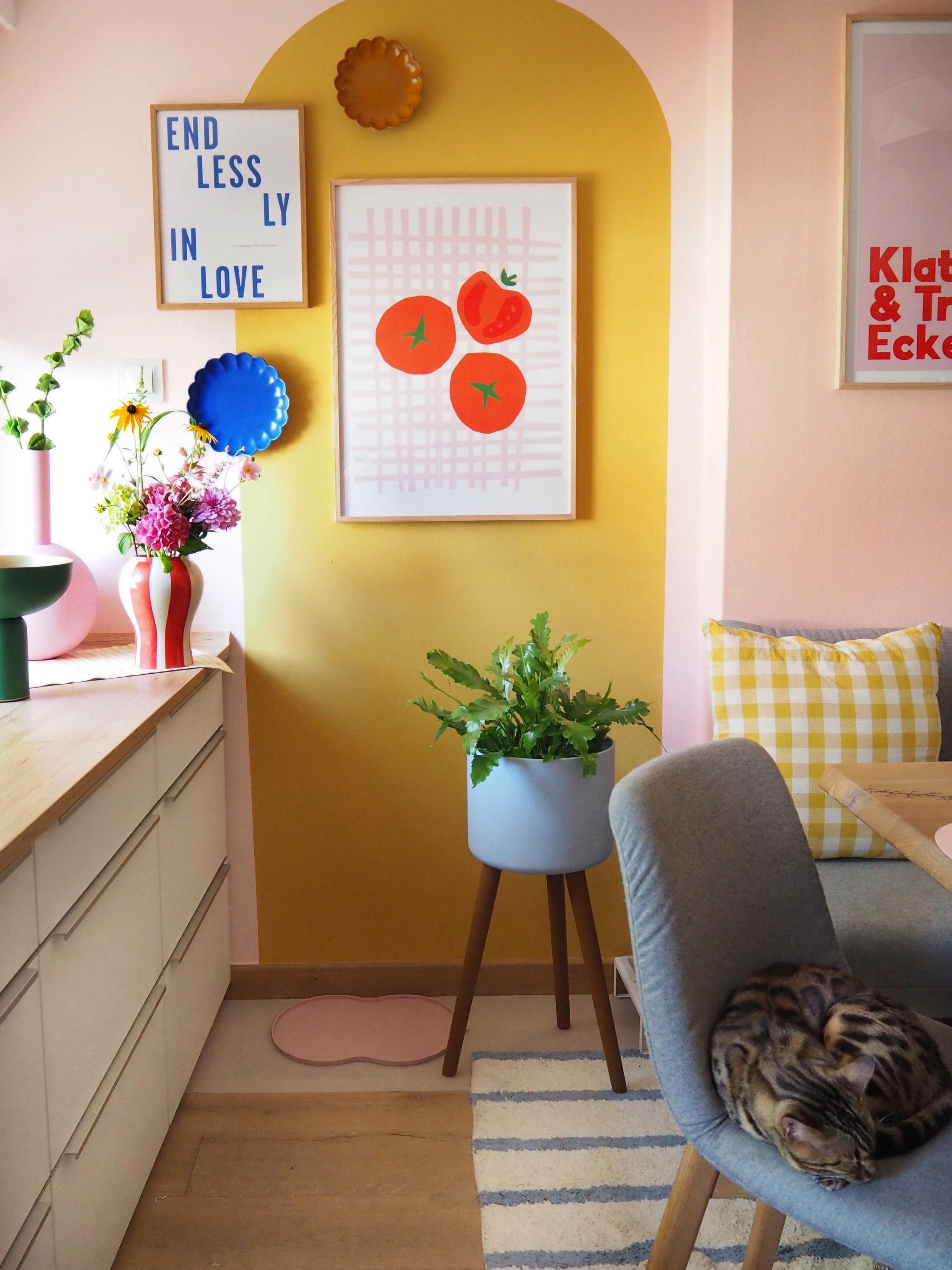 #bilderwand #yellow #summerdecor #colourfulhome #dekoliebe