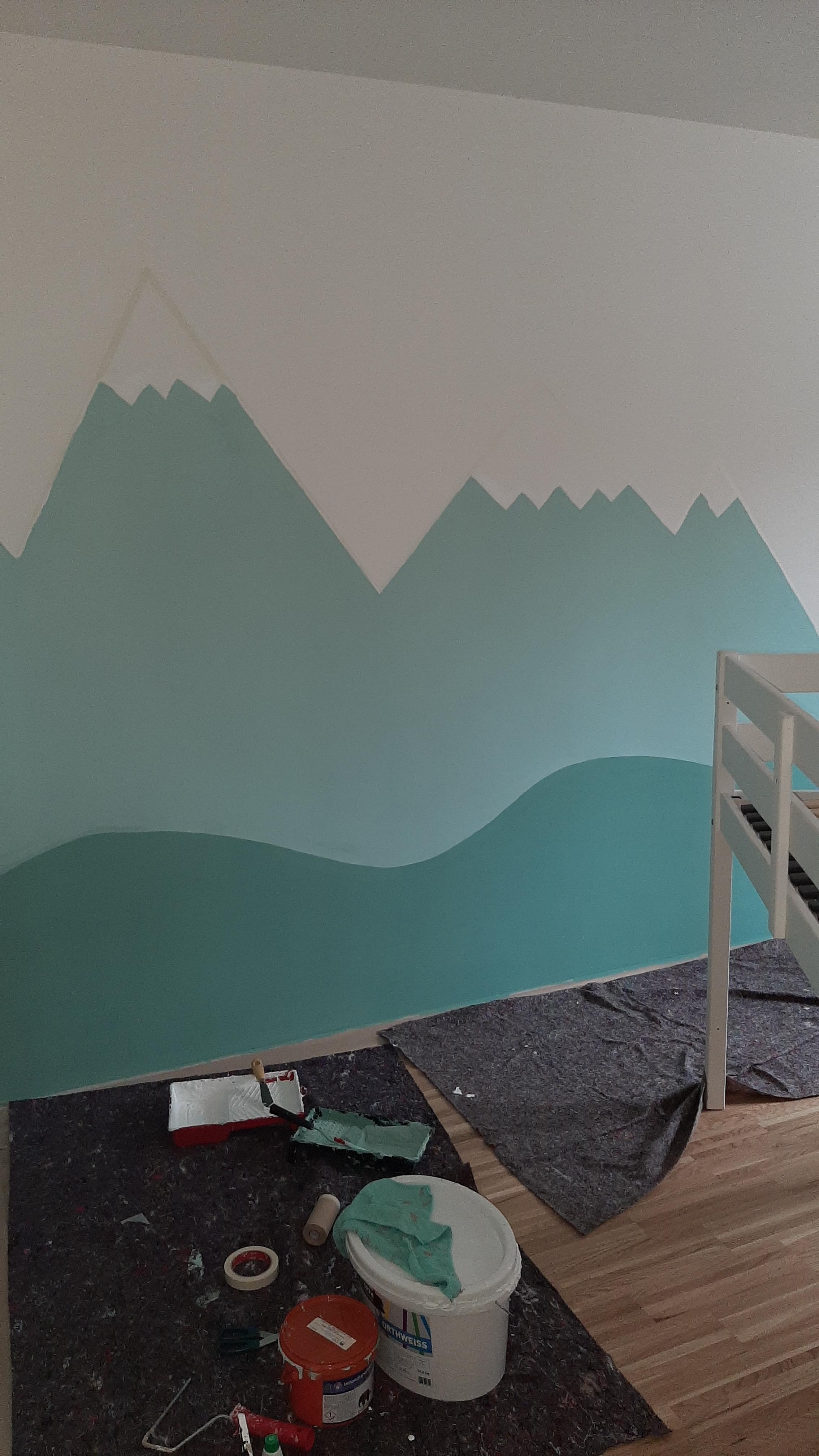Bisschen Farbe ins Kinderzimmer...#mountainlovers 🥰