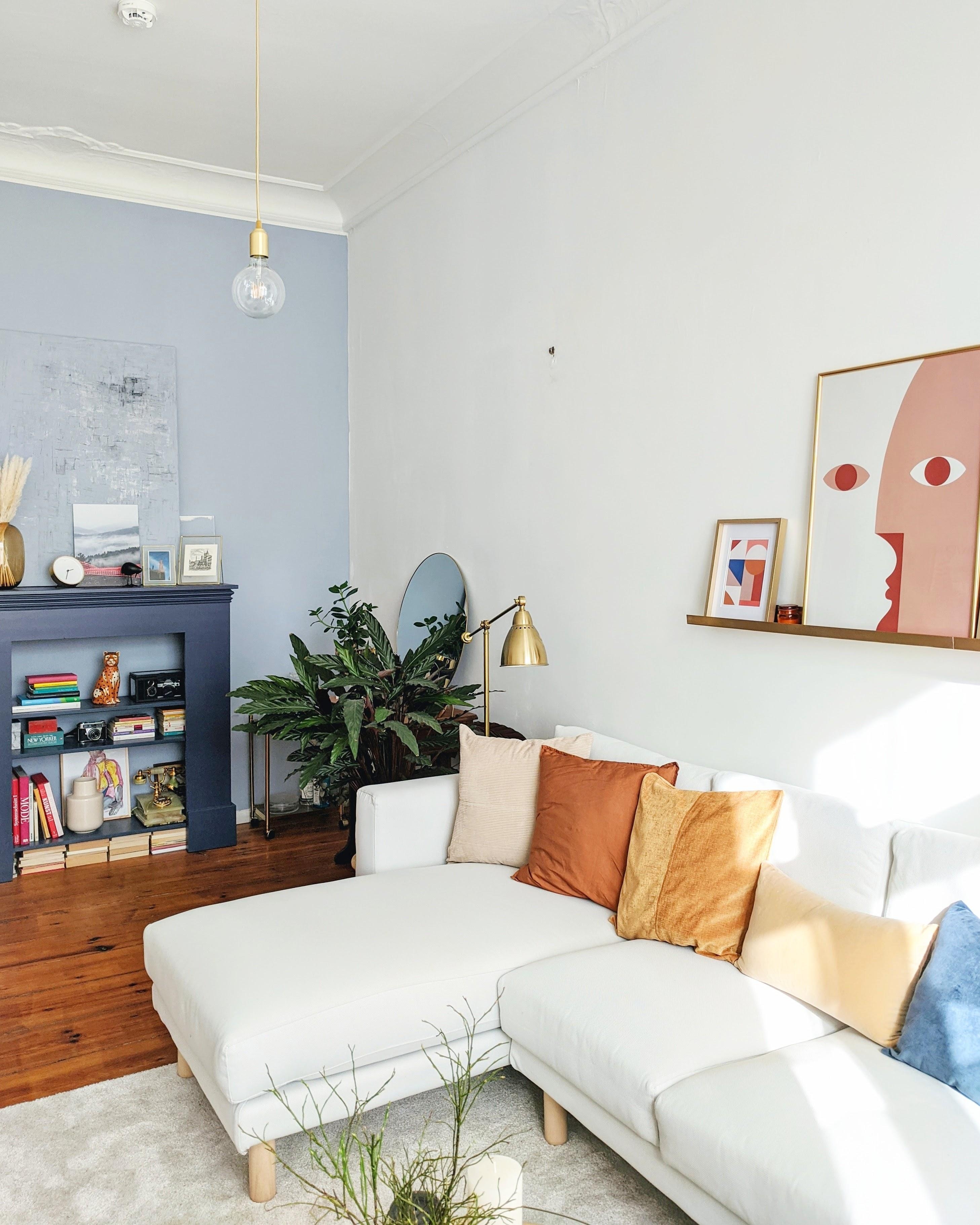 Blauer wird's nicht. #livingroom #home #decor #blue #colours 