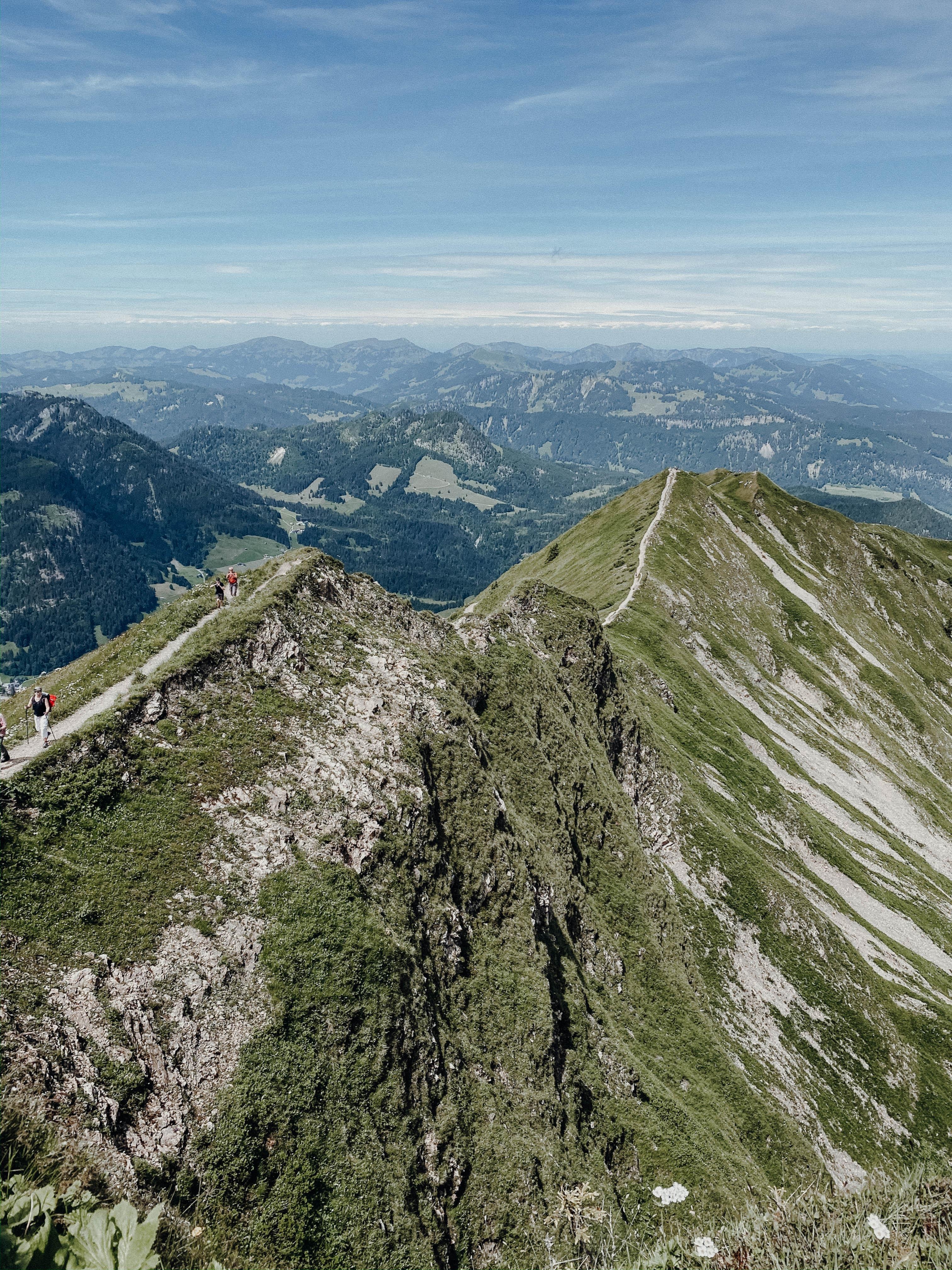Blick vom #fellhorn über den Grat 😍 #naturliebe #travelchallenge #allgäu #kleinwalsertal