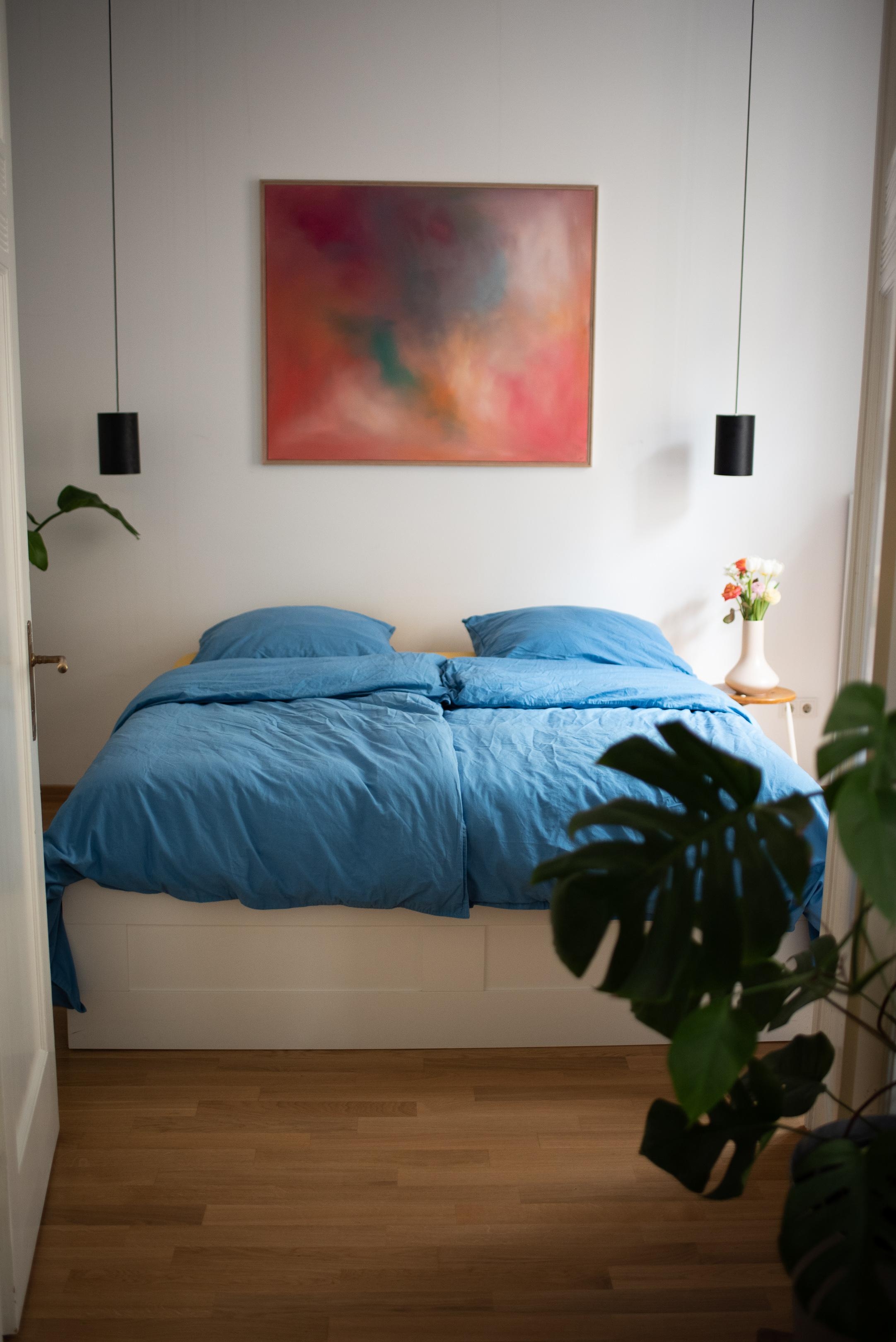 Blue Monday 💙 #bedroom #bettwäsche #schlafzimmer #ikea