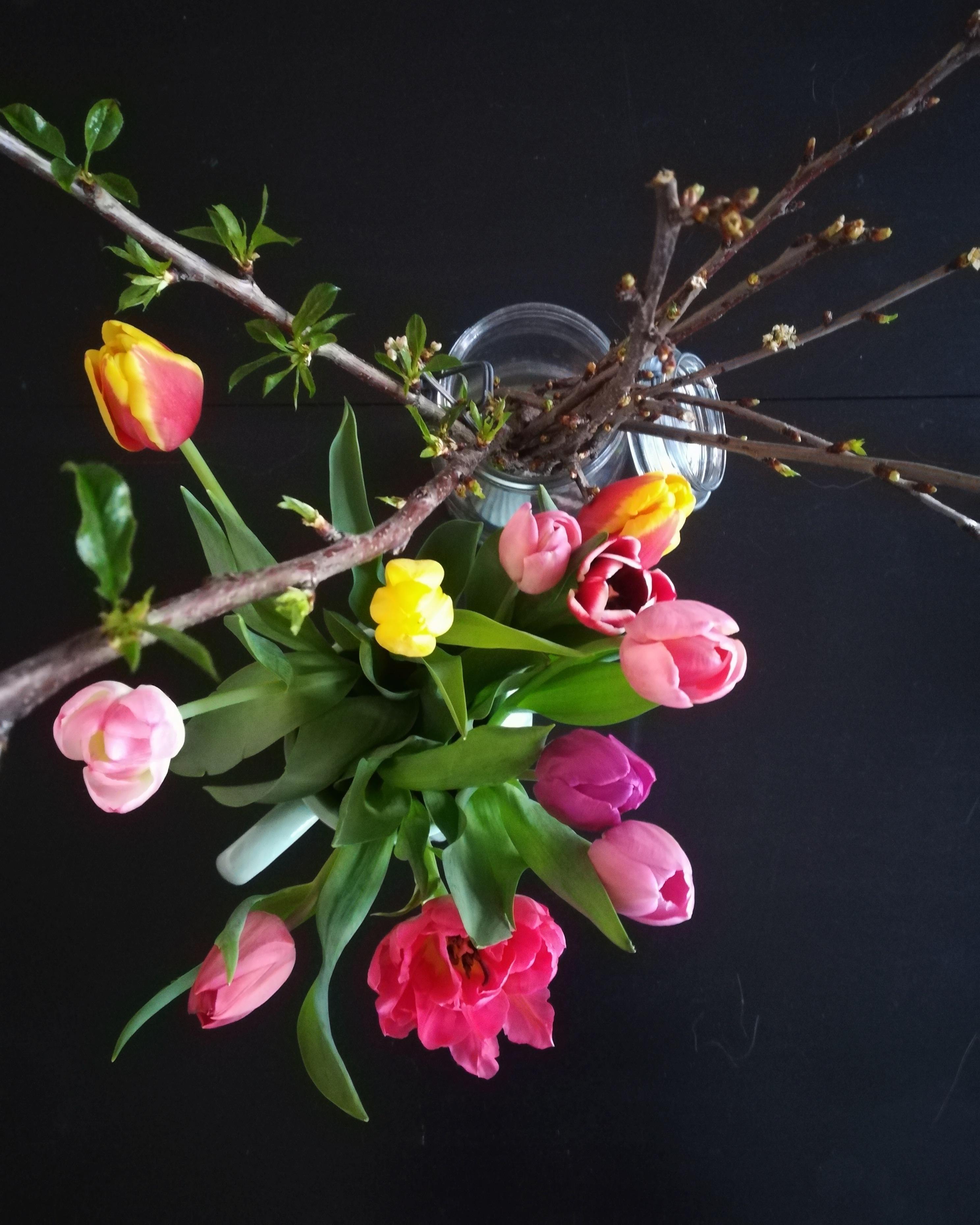 Blumen in der Vase finde ich wunderschön.. Es ist nur so schade, dass sie so schnell verblühen... #Frühling #flowers 