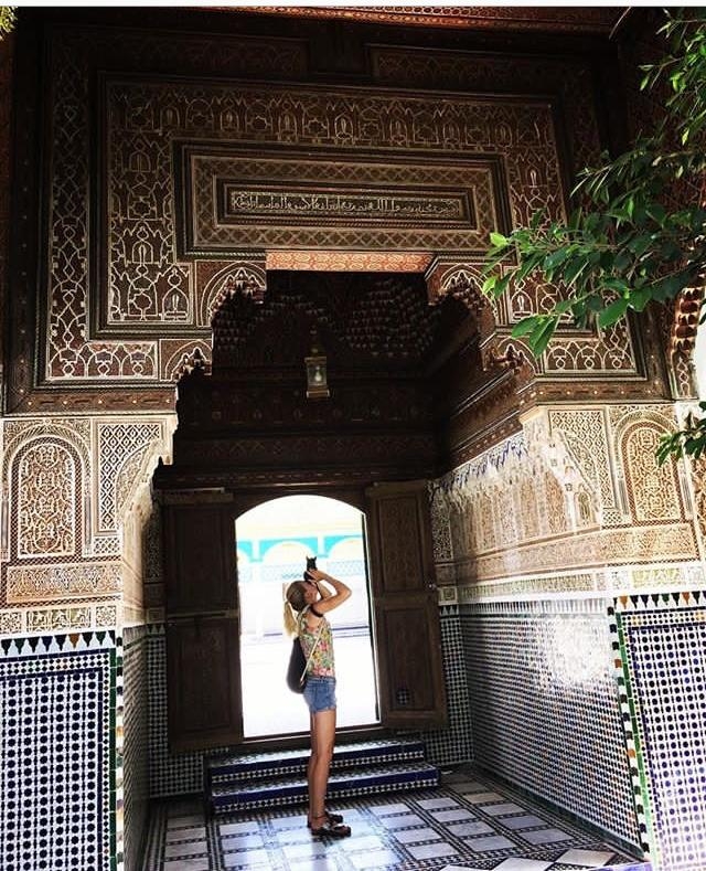 #blumenprint #tropical fashionchallenge in Marrakesch