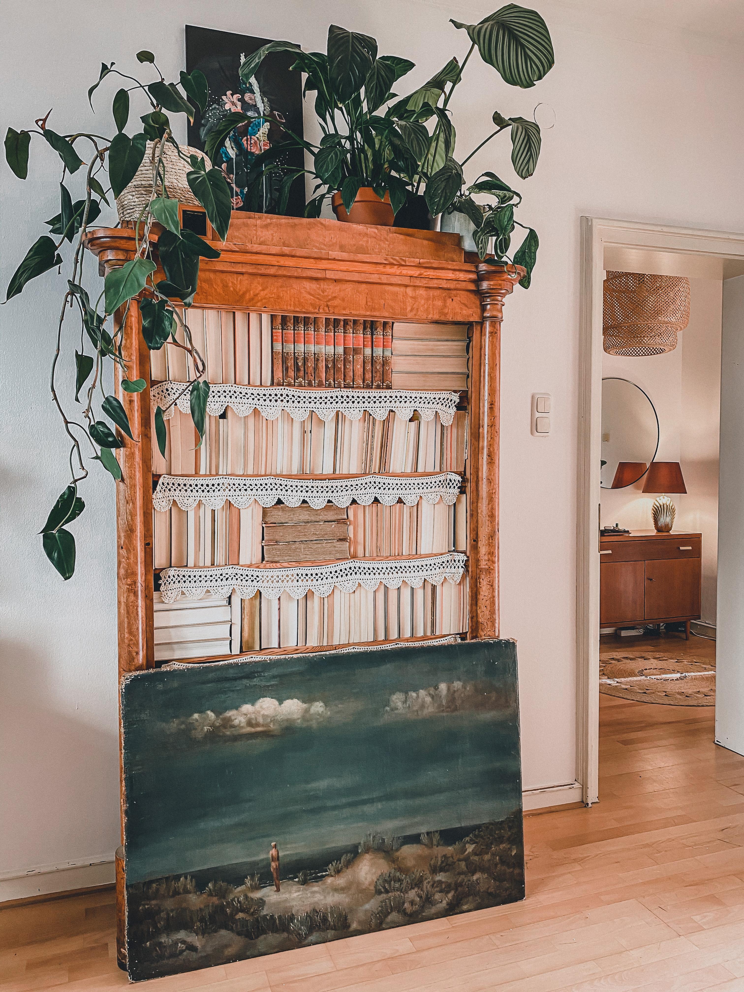 Books/Plants/Art #bookshelf #livingroom #interior