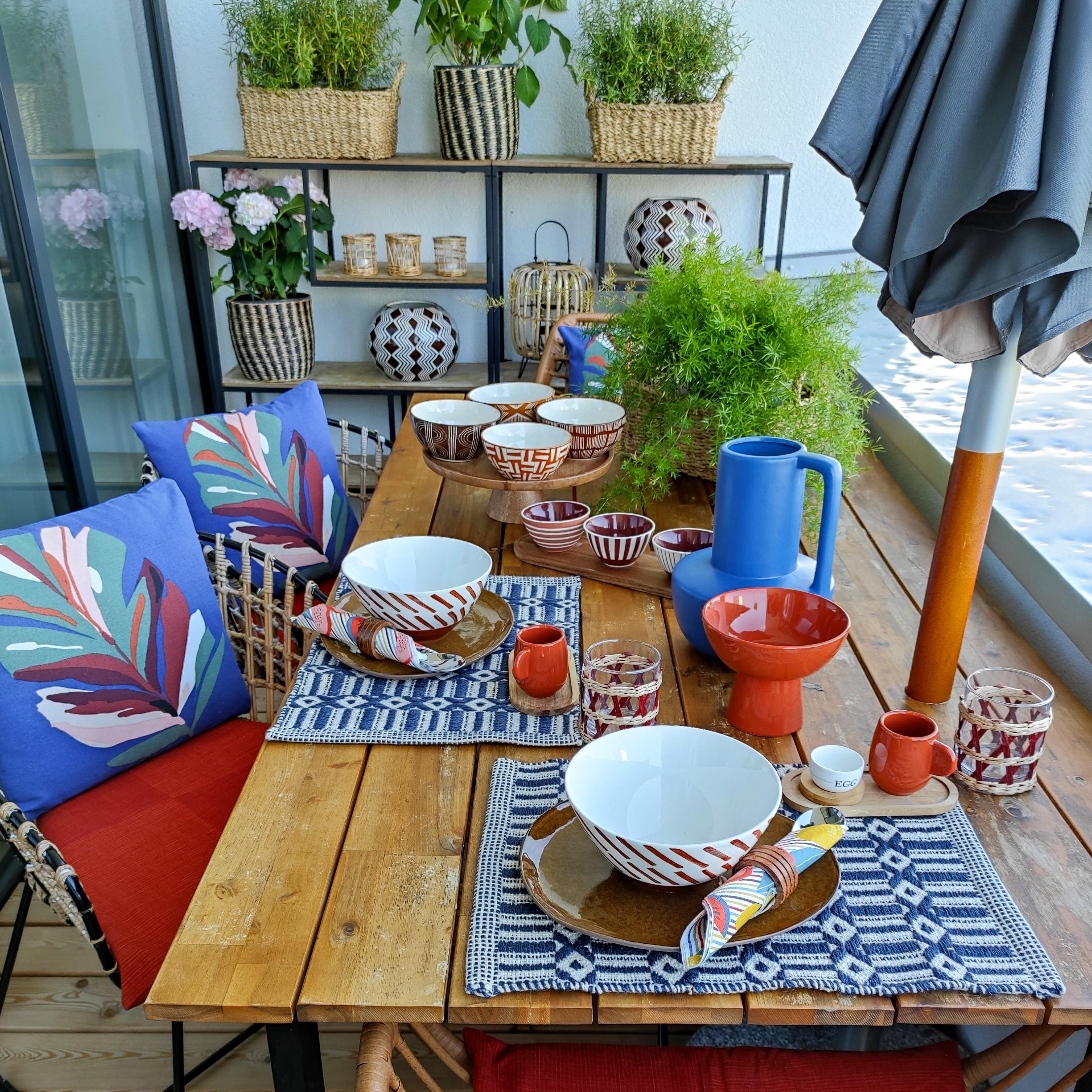 #brunchtime #breakfast #living #home #tischkultur #colour #design #terrasse #nature #summer #summervibes #look #fresh
