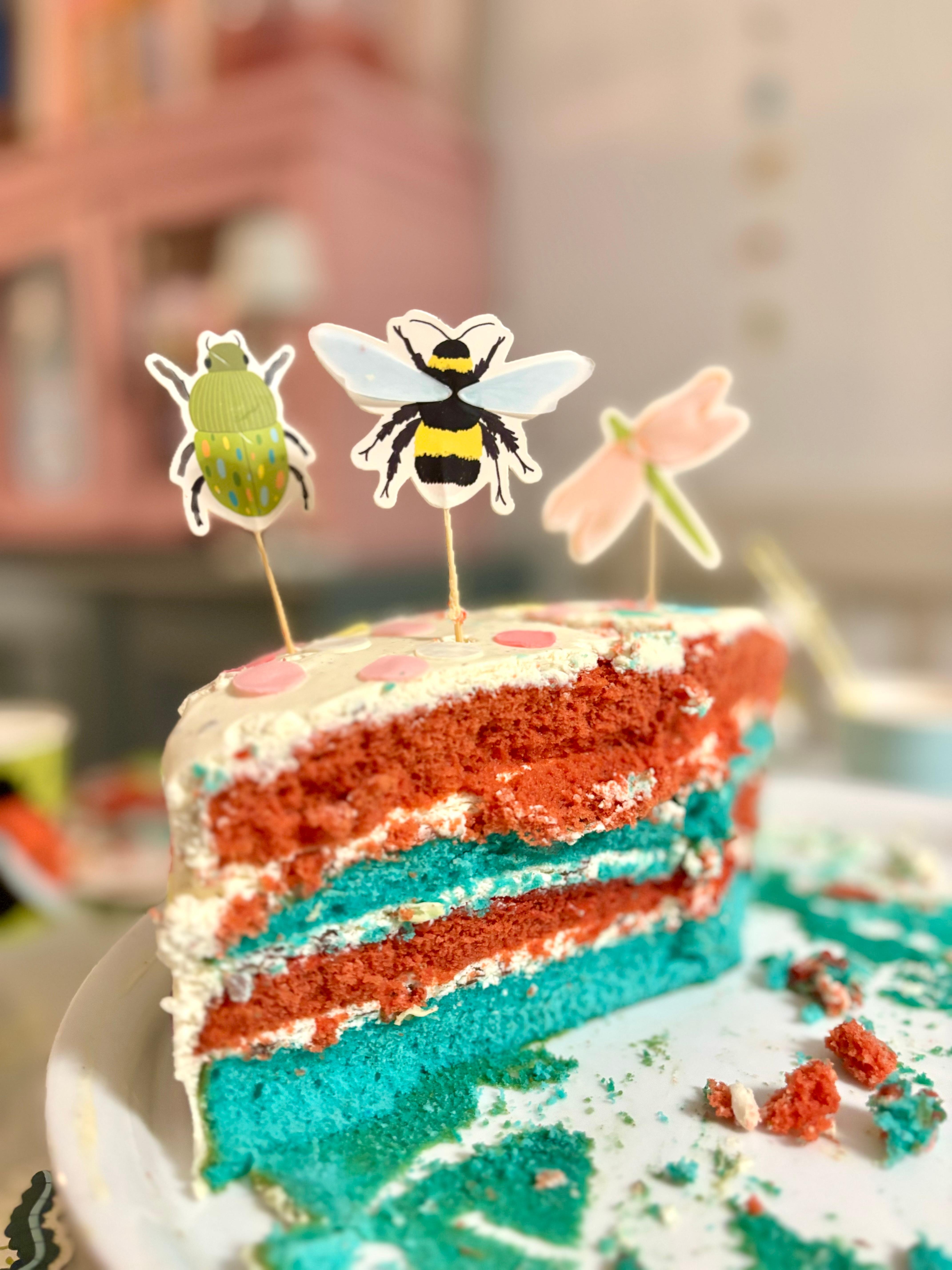 #bugcake #happybeeday #buglicious #twincake #twinbirthday #boygirlbirthday