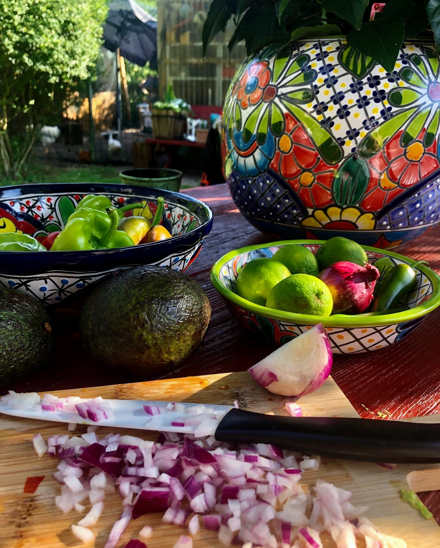 Buntes und handbemaltes #geschirr aus Mexiko für mehr Farbenfreude 
#küche #gartenideen #blumentöpfe #tischdeko