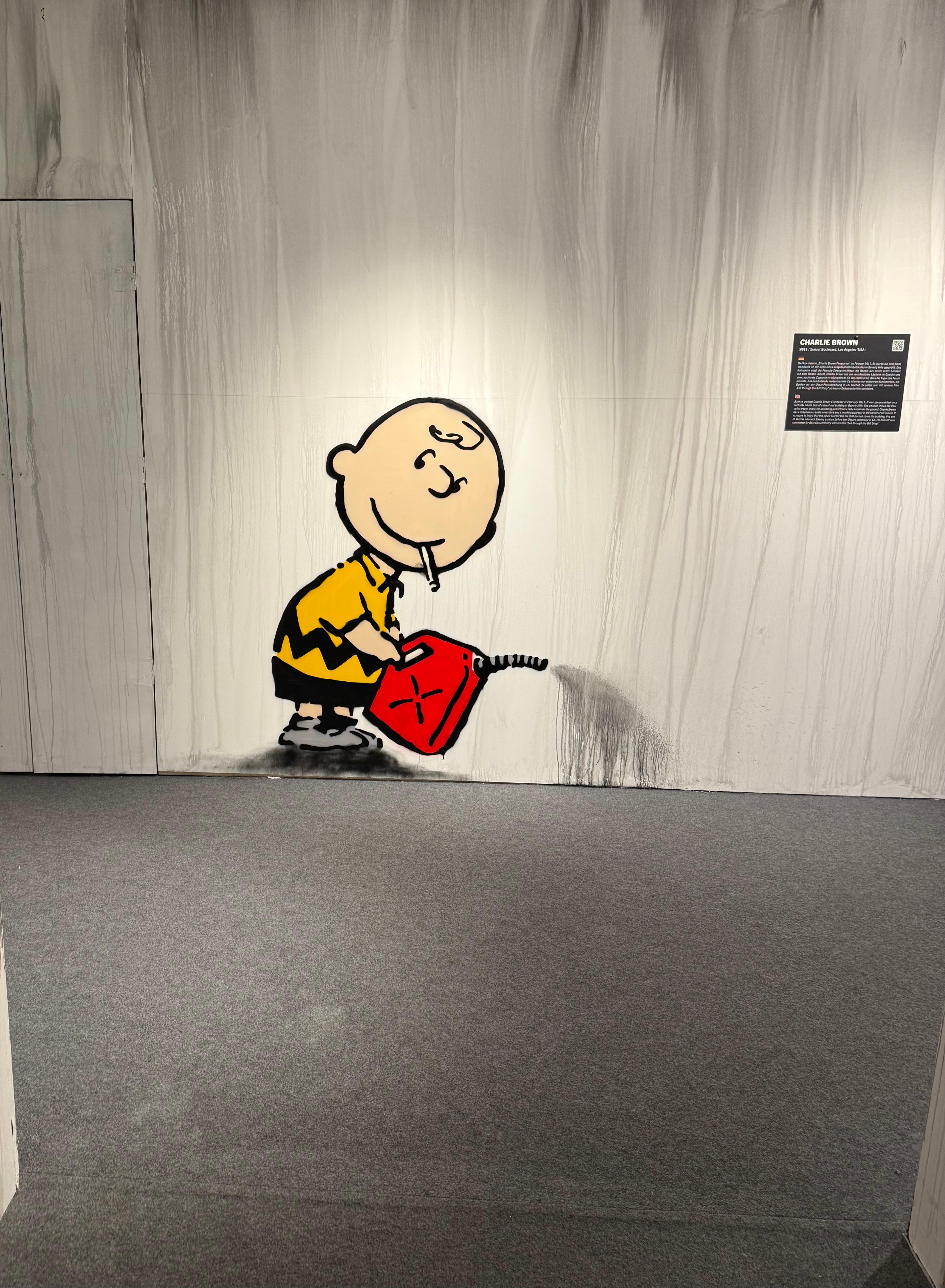 CHARLIE BROWN habe ich heute bei
BANKSY getroffen. Bringt einen sehr zum nachdenken.
#Kunst #Ausstellung