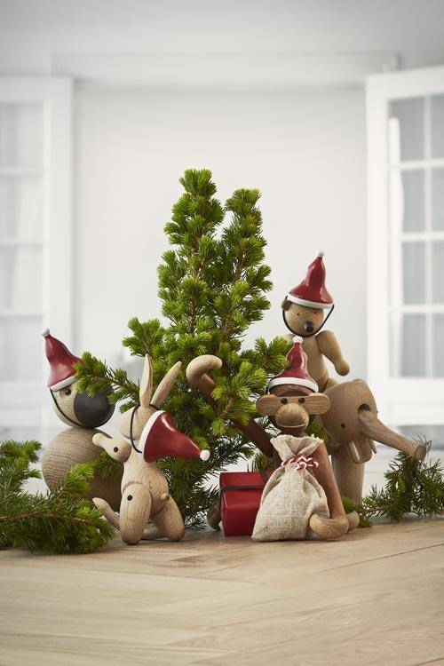 Charmante Design-Figuren aus Holz #Designfiguren #Holzfiguren #Weihnachtsdekoration © Kay Bojesen