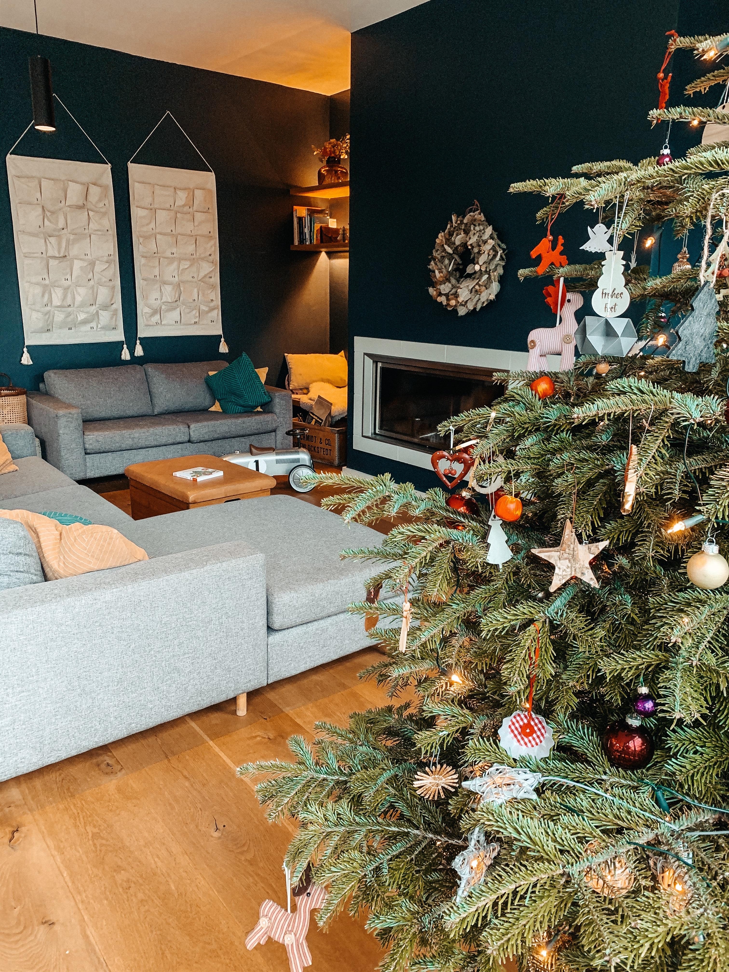 Christmas Setting 3 #wohnzimmer #couch #kamin